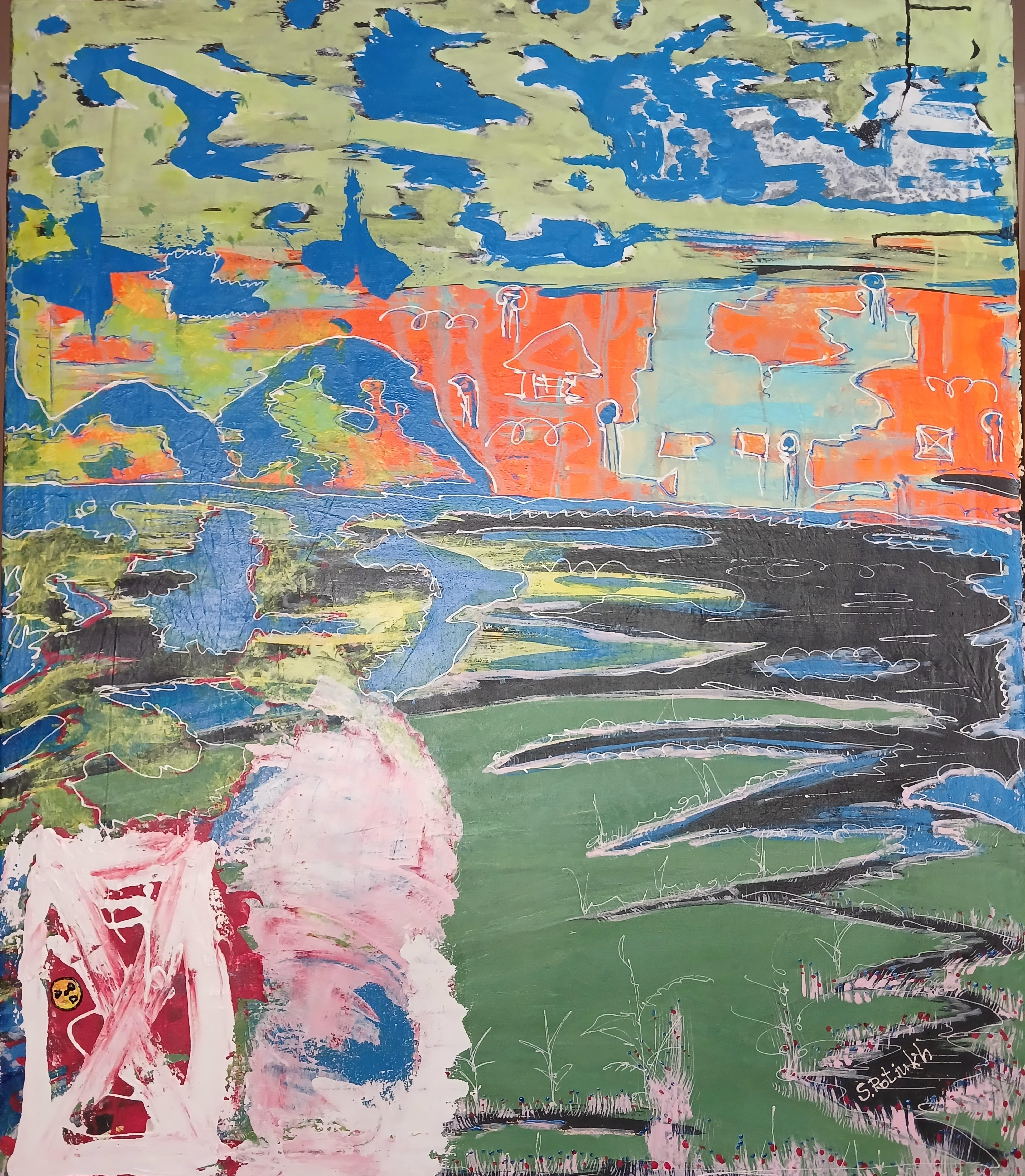 Abstraction Genèse - Painting de Serhij Potiukh