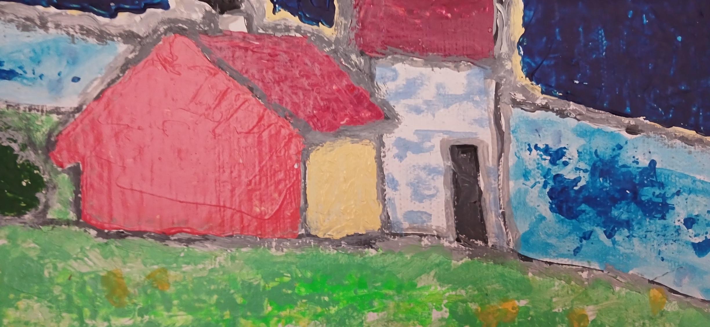 Pueblo - Painting Arte pop de Serhij Potiukh