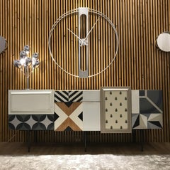 Serie 2020 Sideboard, Four Doors and One Drawer, by Lola Glamour