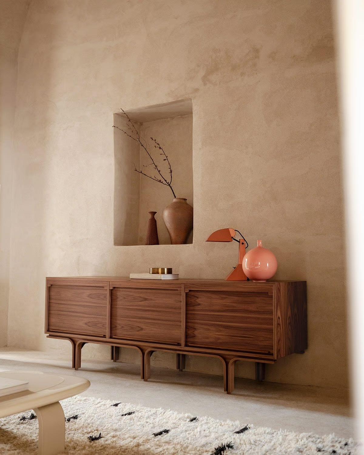 Series 500/3 Three-Element Sideboard by Gianfranco Frattini for Tacchini For Sale 5