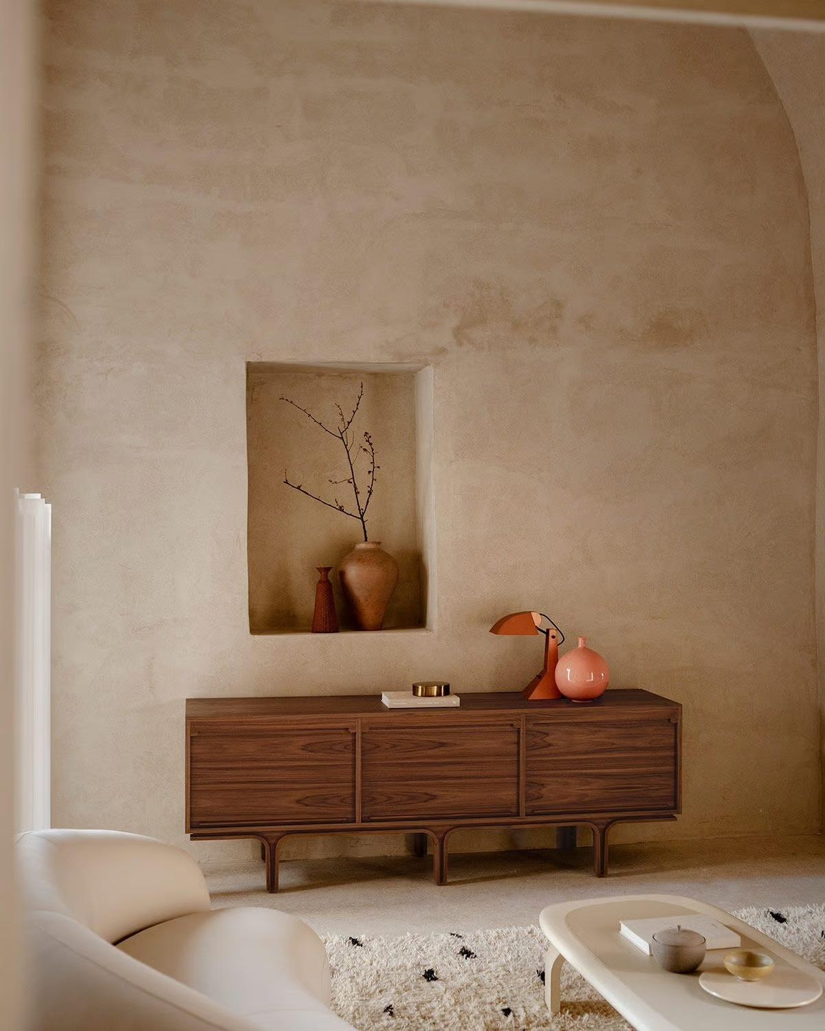 Wood Series 500/3 Three-Element Sideboard by Gianfranco Frattini for Tacchini For Sale