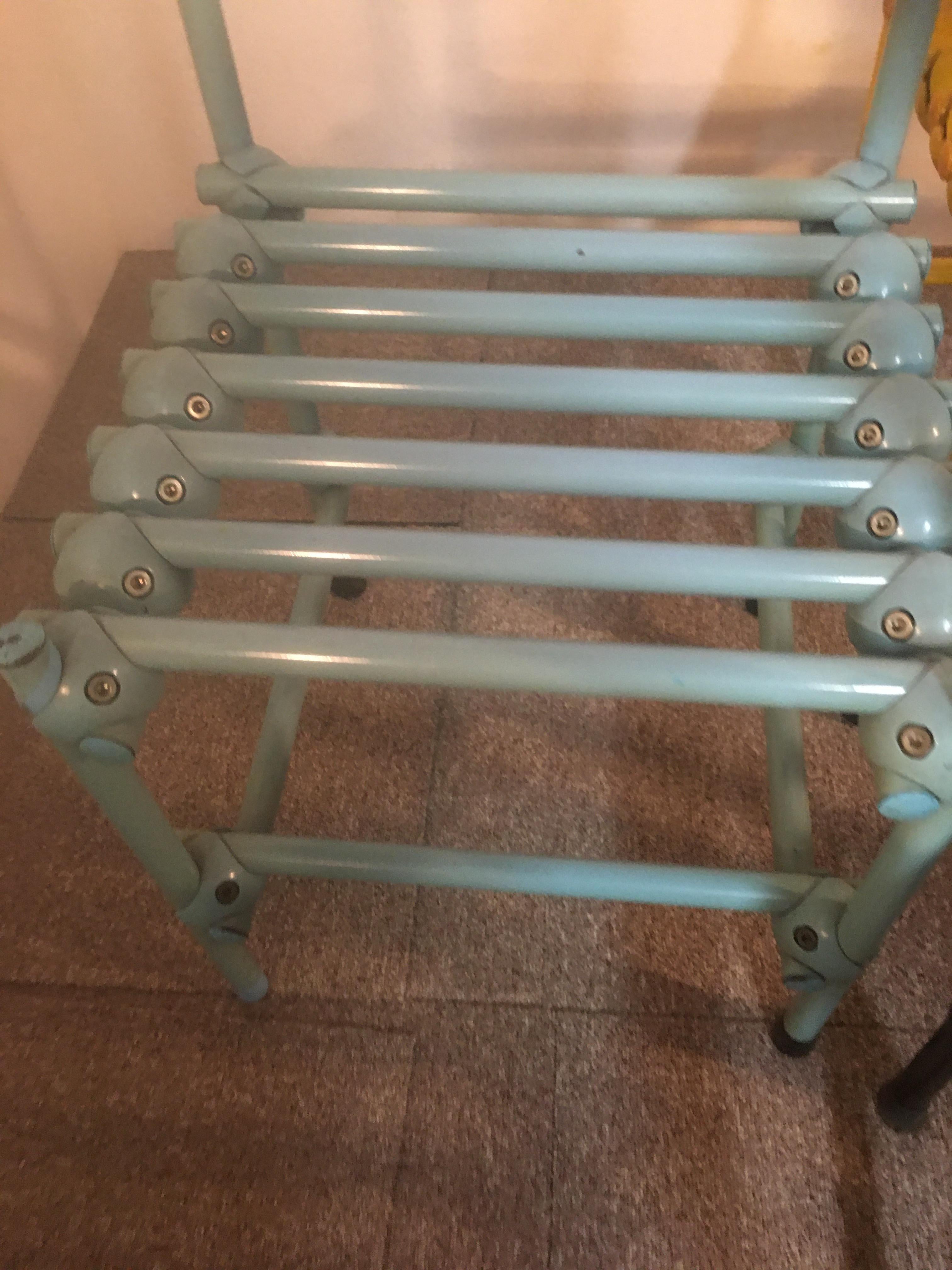 Forged Serie 8 Mecano Chairs, Color, Italy, 80th For Sale