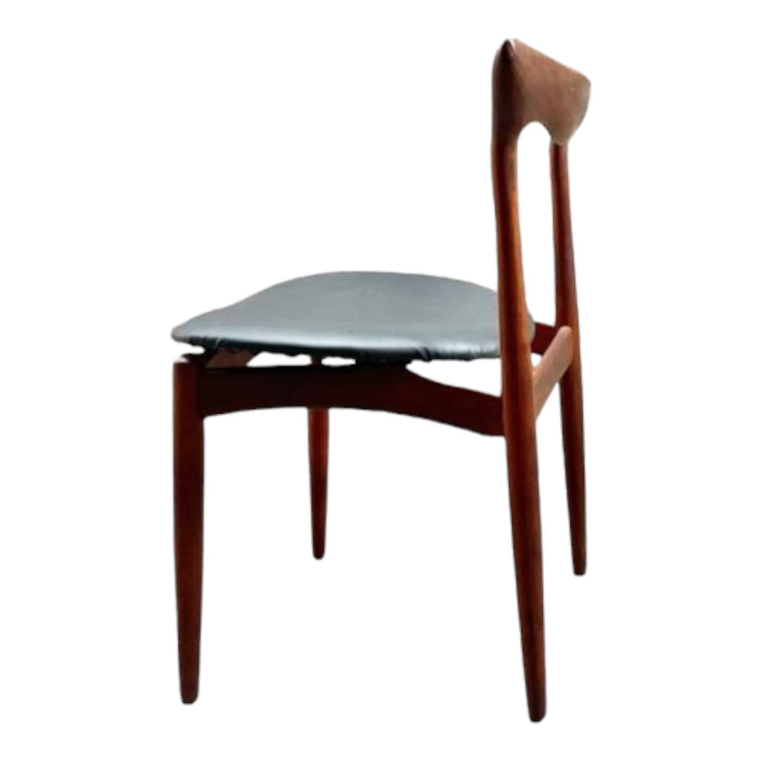 Mid-20th Century Danish 20th Century by Henri Walter Klein Teak Chairs  For Sale