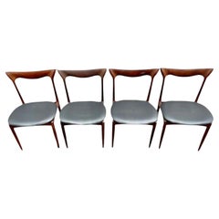 Série de 4 chaises D’Henri Walter Klein
