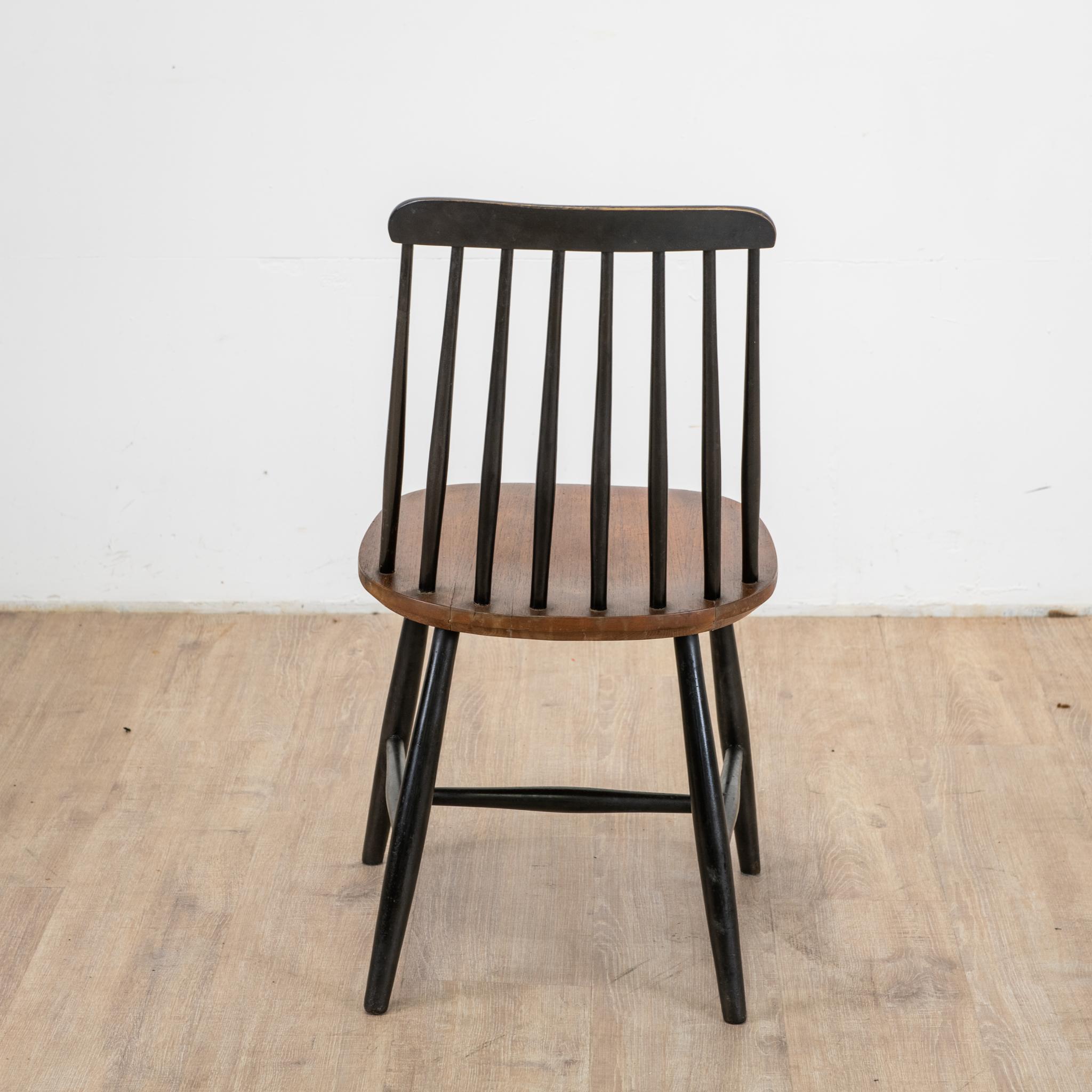 Wood Serie de 4 chaises 