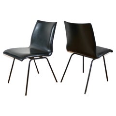 Série de 4 chaises vintage 1950 esprit Guariche