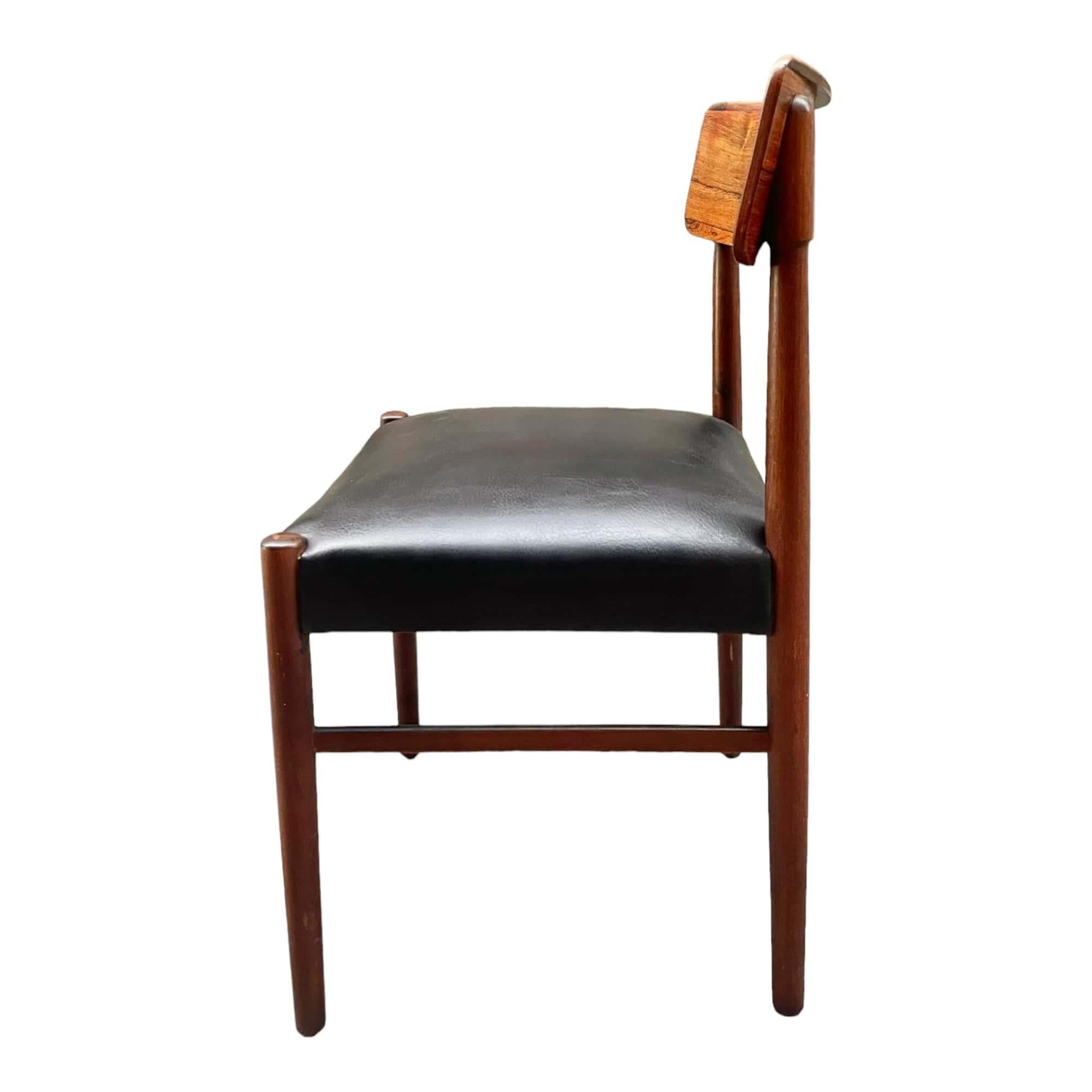 Wood Danish 20th Century Rosewood Chairs  For Sale