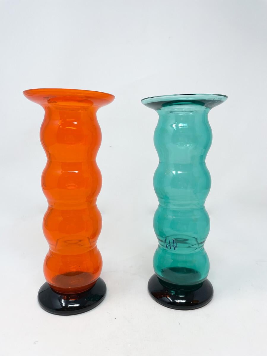 Mid-Century Modern Serie of 3 Vases by Marcello Furlan, Italy, Signed and Dated For Sale