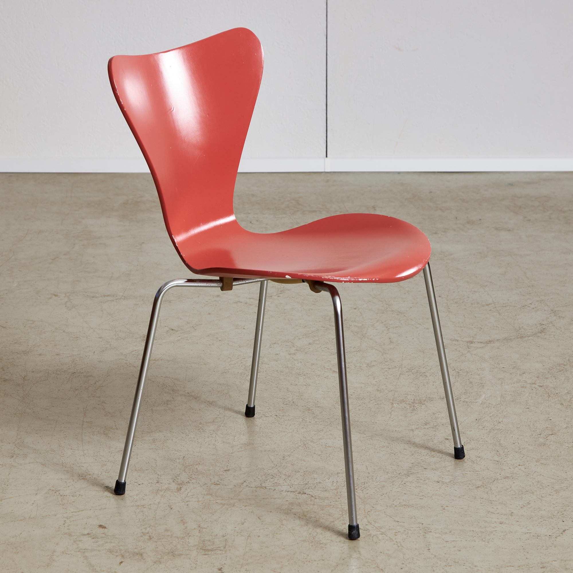 Danish Series 7 Chair by Arne Jacobsen for Fritz Hansen, 1955 For Sale