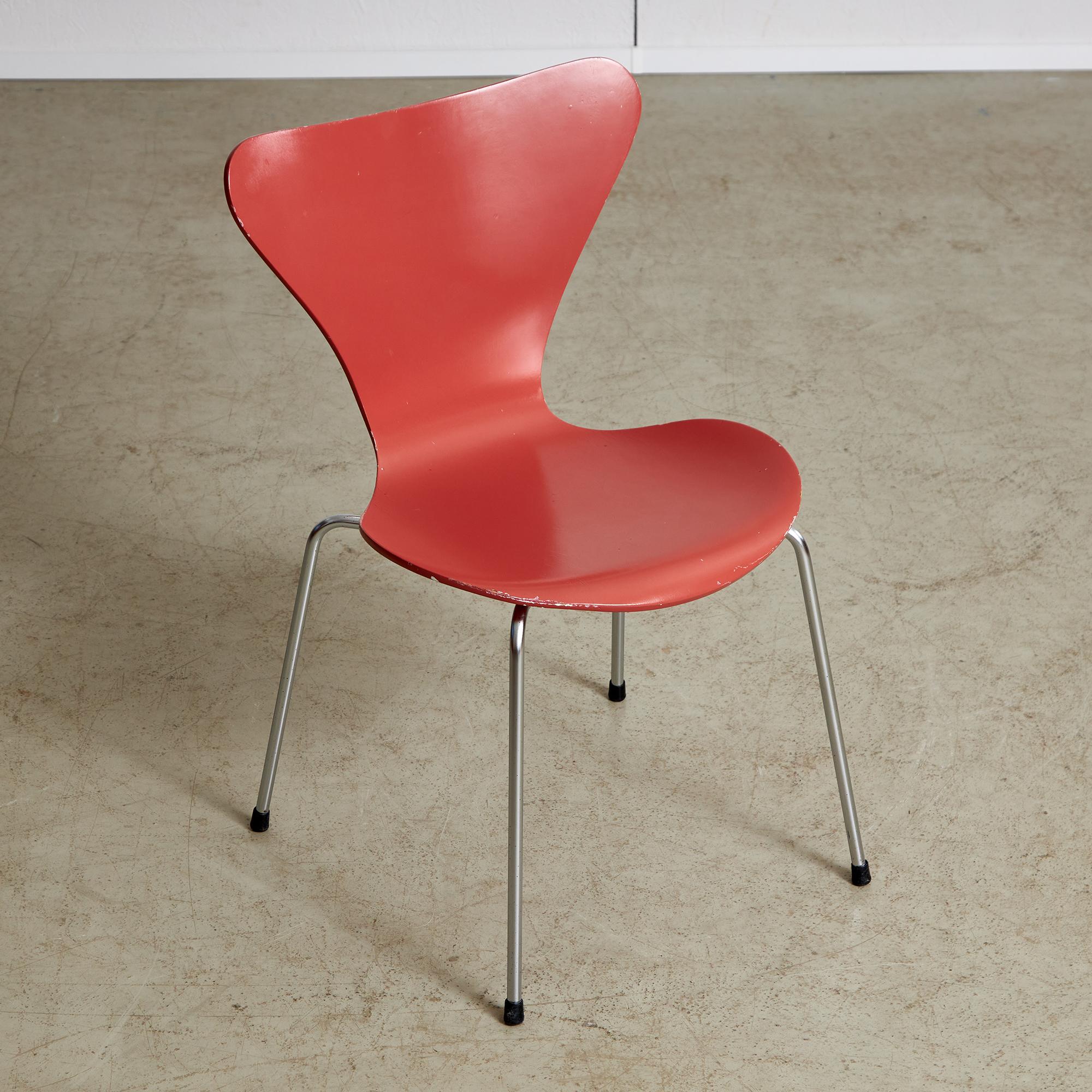 Series 7 Chair by Arne Jacobsen for Fritz Hansen, 1955 In Good Condition For Sale In Budapest, HU