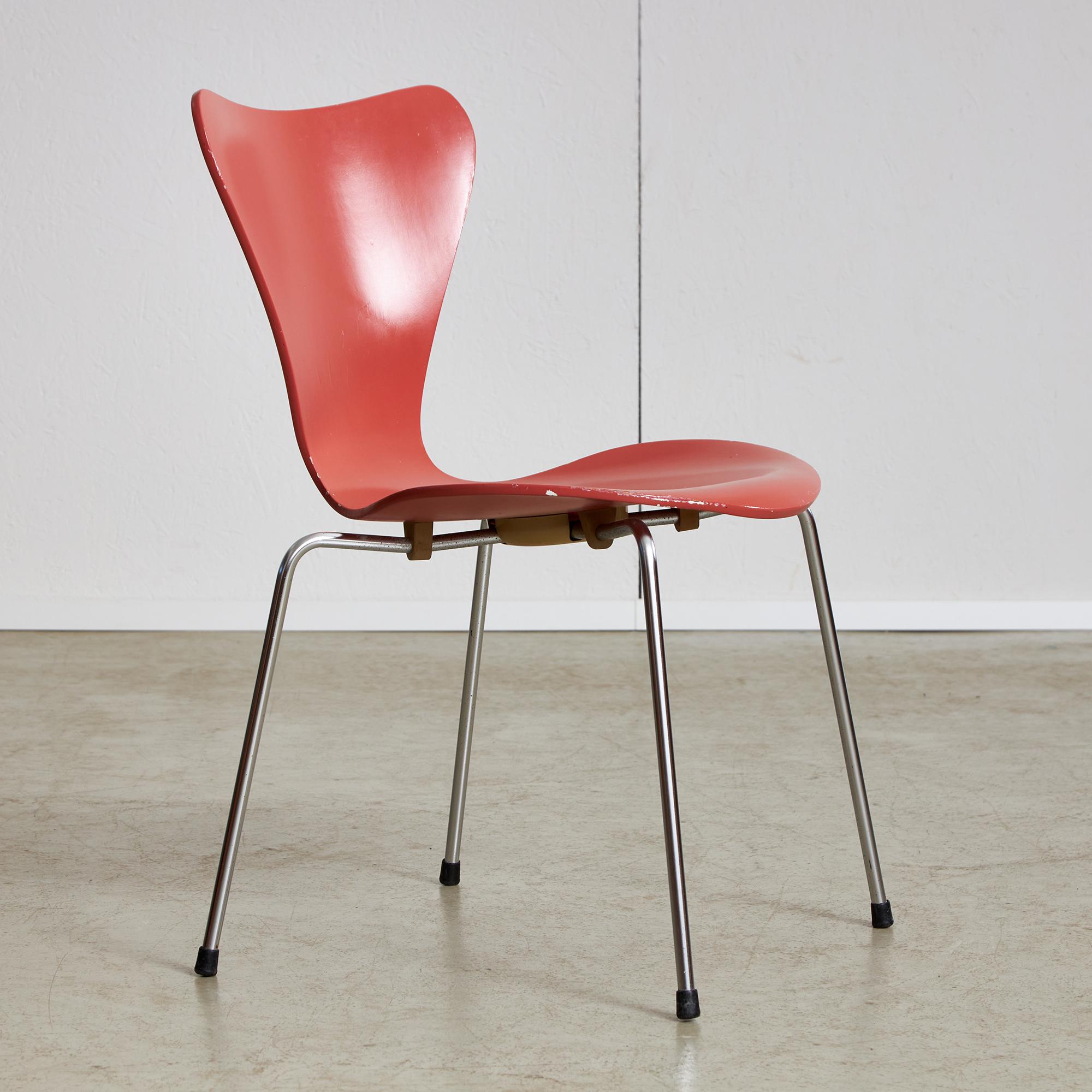 Mid-20th Century Series 7 Chair by Arne Jacobsen for Fritz Hansen, 1955 For Sale