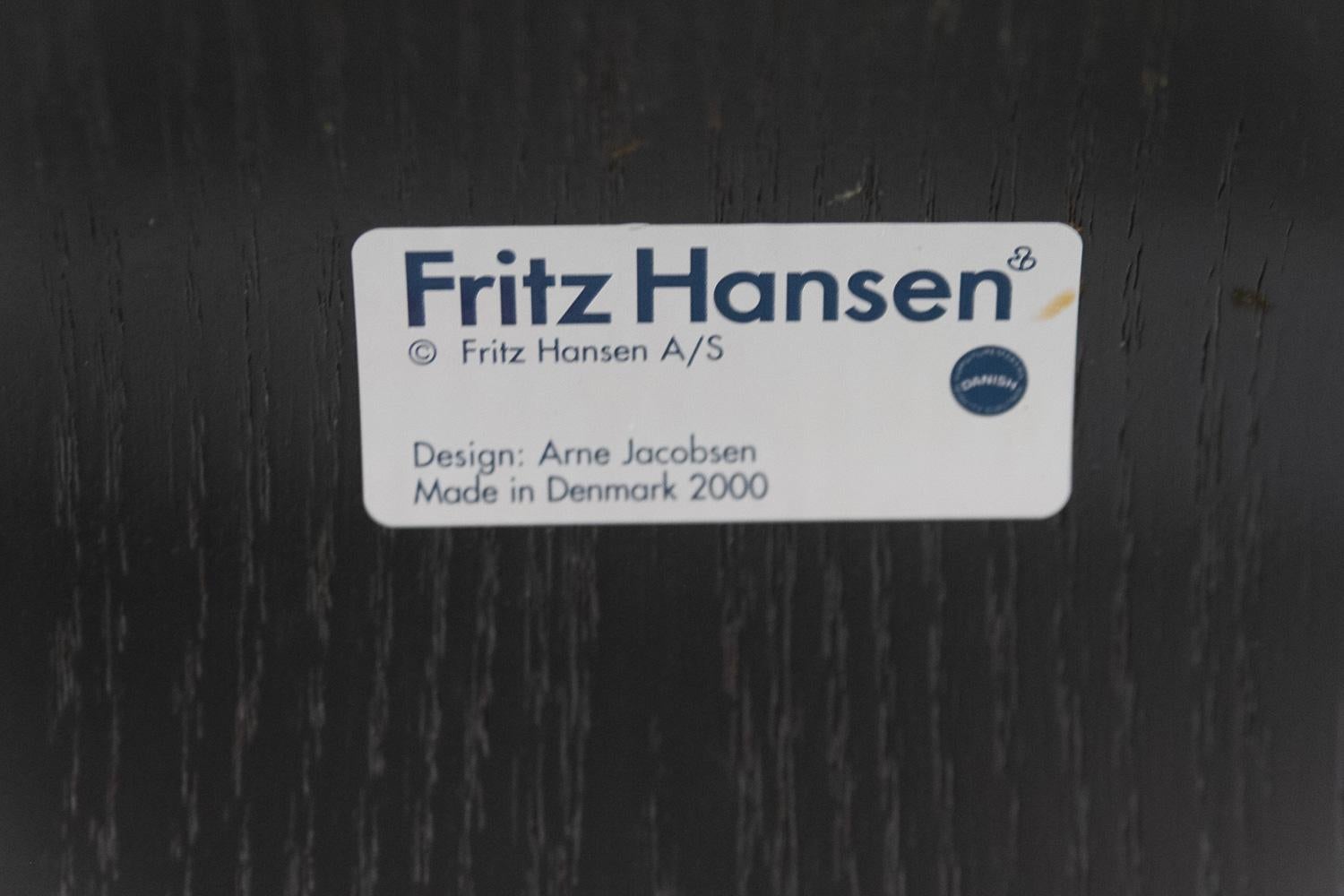 Serie 7 Stühle von Arne Jacobsen für Fritz Hansen, 2000er-Jahre. Satz von 4. im Angebot 13