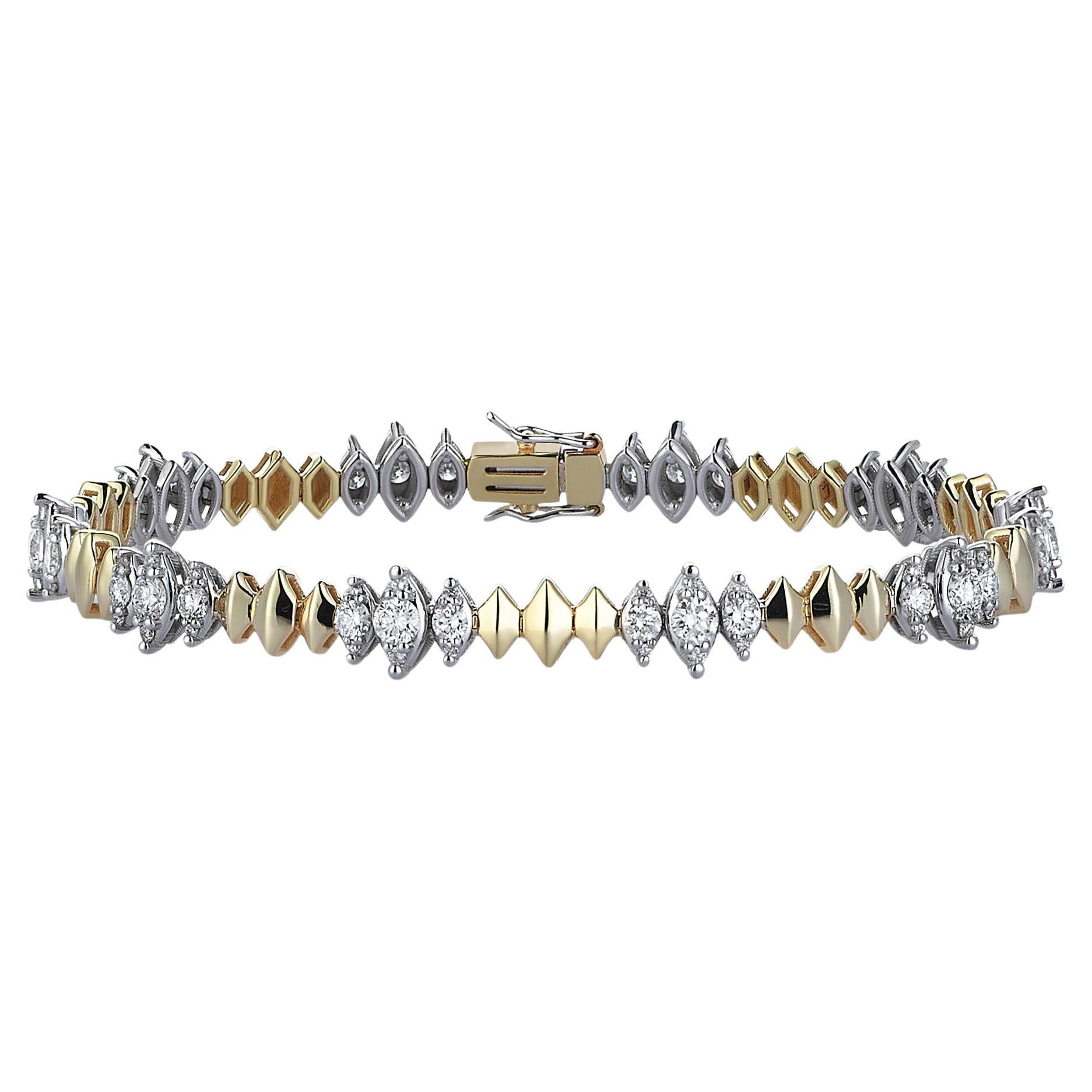 Series 7.83 Marquise Diamond Bracelet