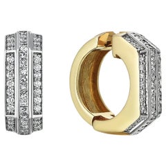 Series Fireball Diamond Mini Earrings