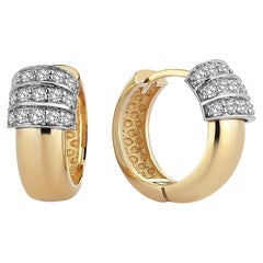 Series Fireball Mini Hoop Earrings