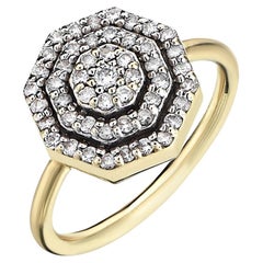 Serie Fireball Pave Diamantring