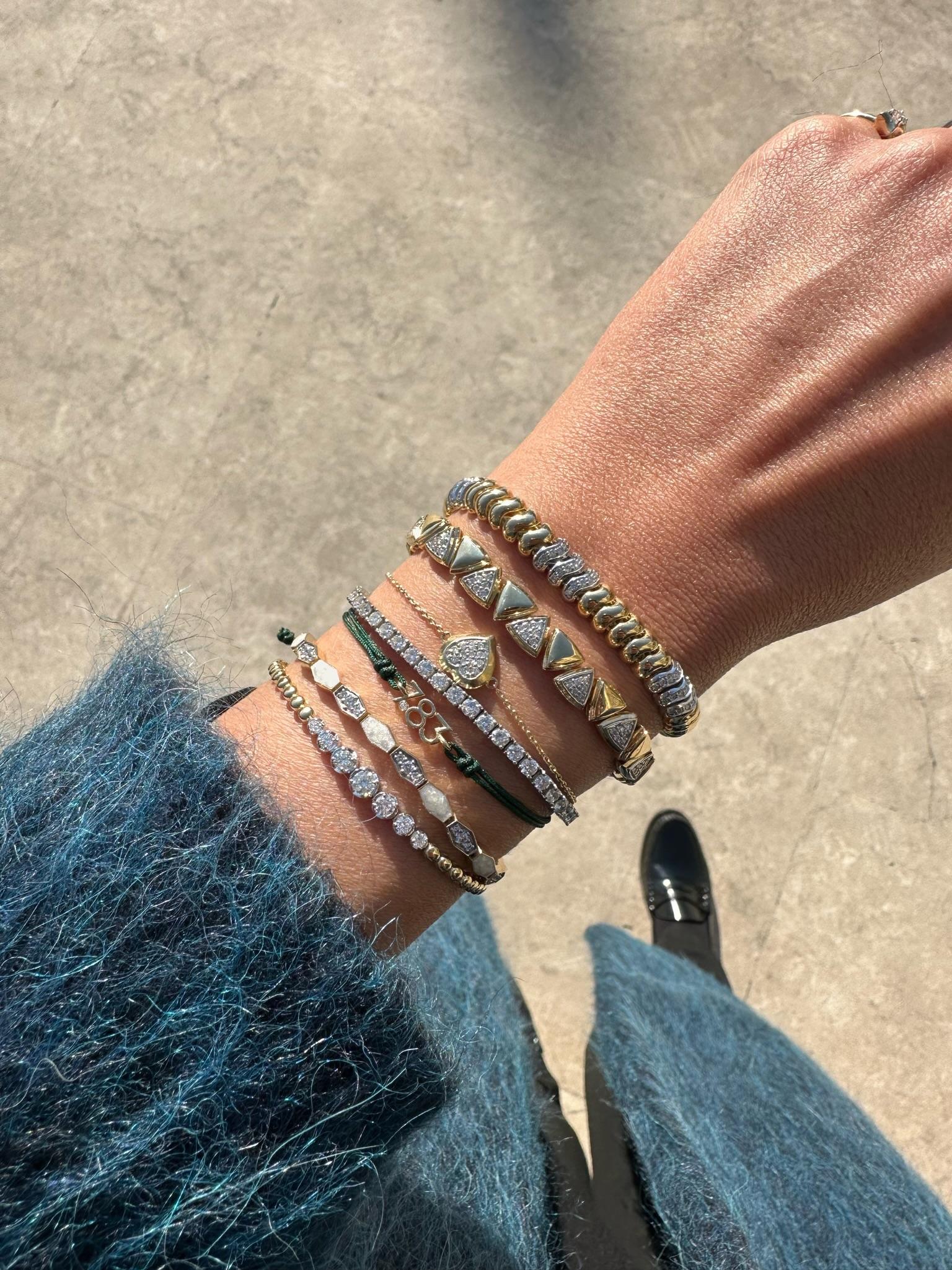 Serie Fireball Pearl Baklava Bracciale In condizioni Nuovo in vendita a Istanbul, TR