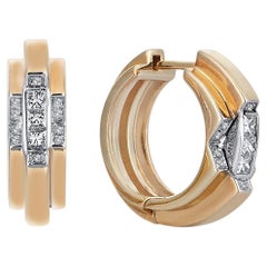 Series Galaxy Triple Diamond Earrings