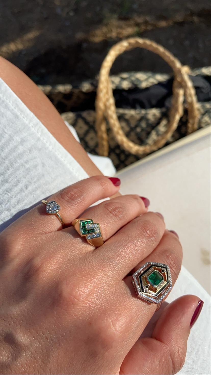 in vendita:  Anello con diamante con cuore d'amore 3