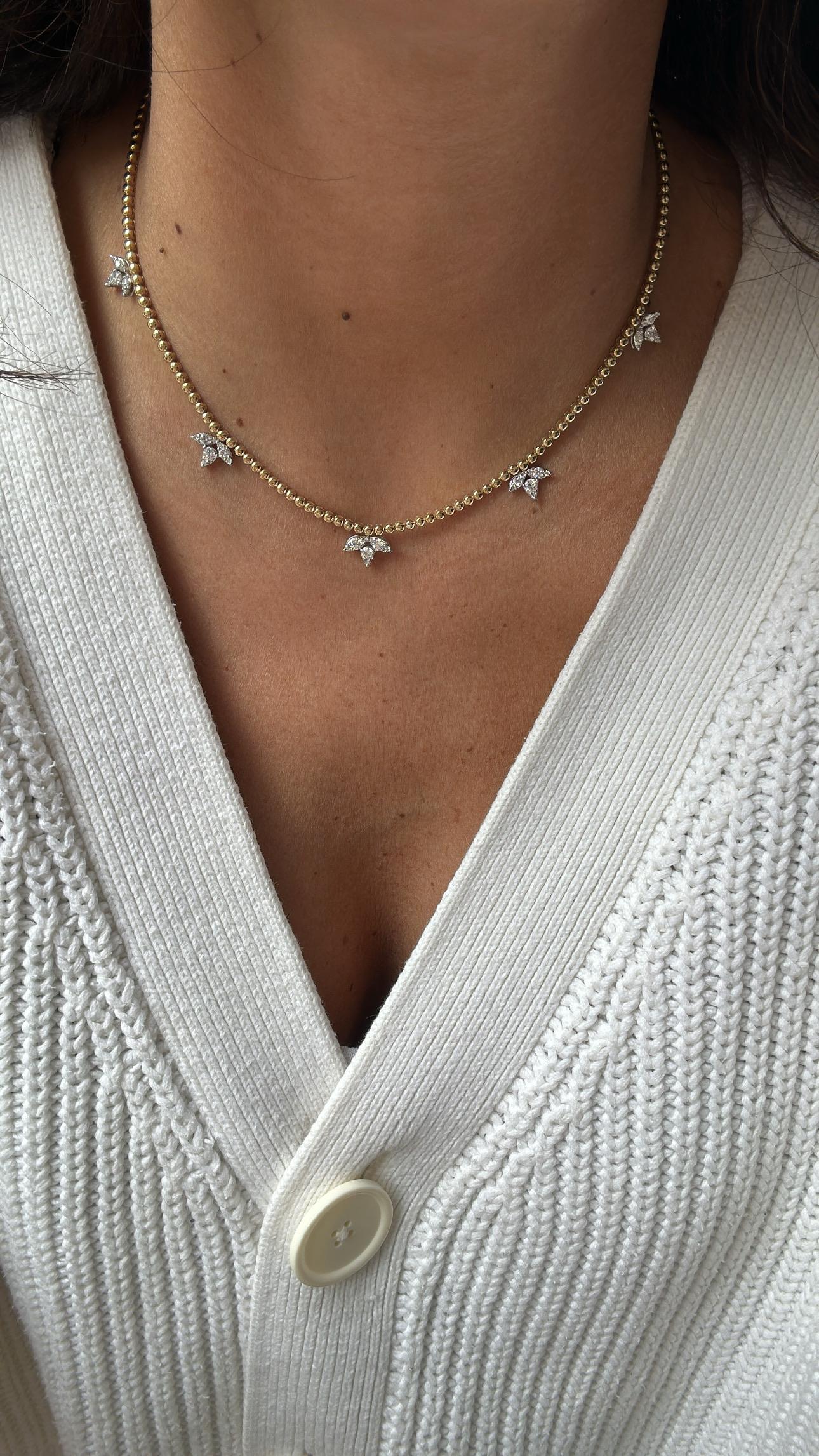 Women's Series Moonlight 1.44 ct Diamond Necklace For Sale