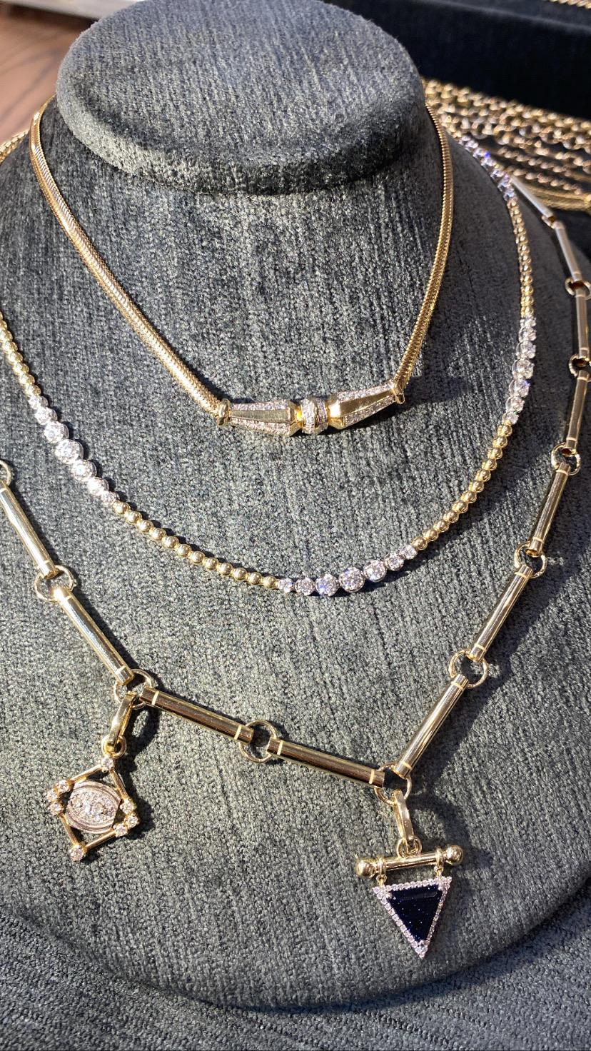 Collar de Diamantes Serie Moonlight 2.60 ct Corte brillante en venta