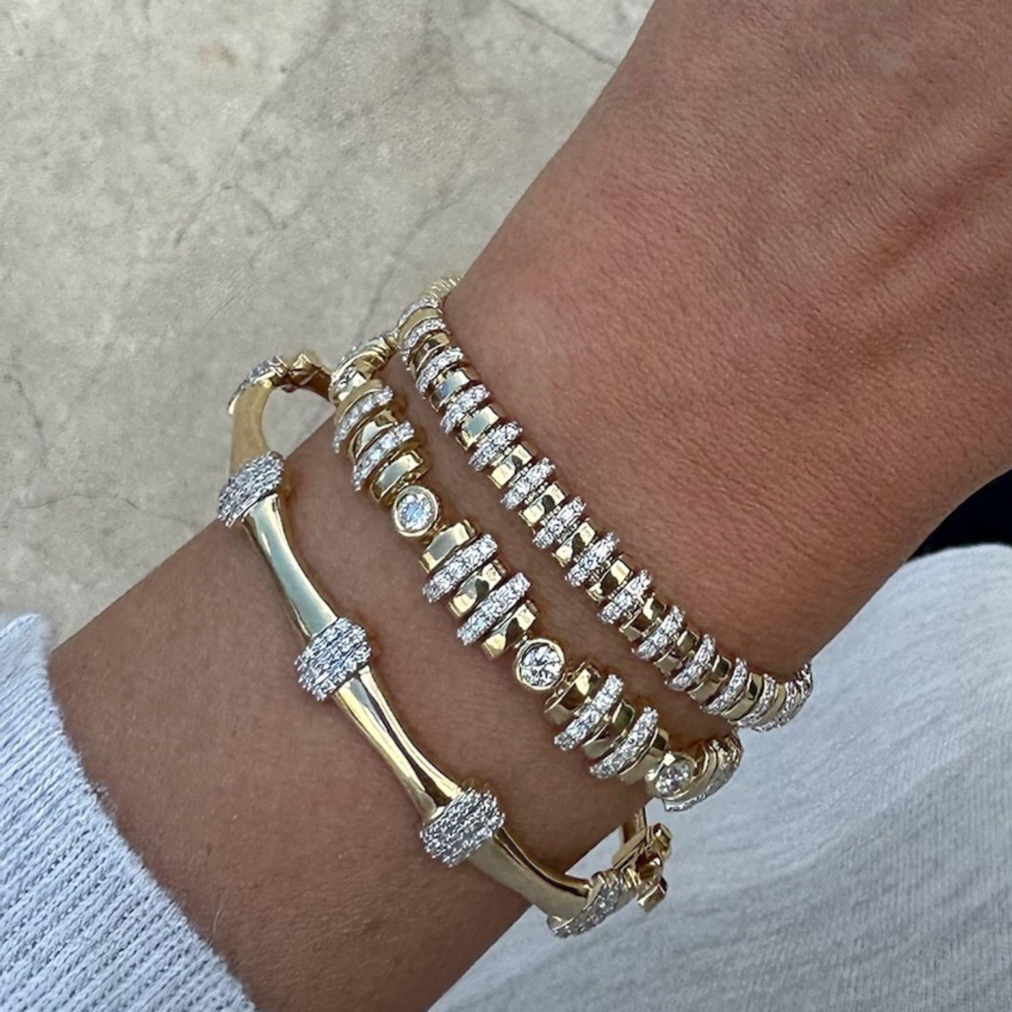 Series Moonlight 3.07 ct Diamond Bracelet In New Condition For Sale In Istanbul, TR