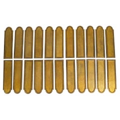 Used Series of 11 Pairs of Door Plaques, Door Decoration, 19th Century.