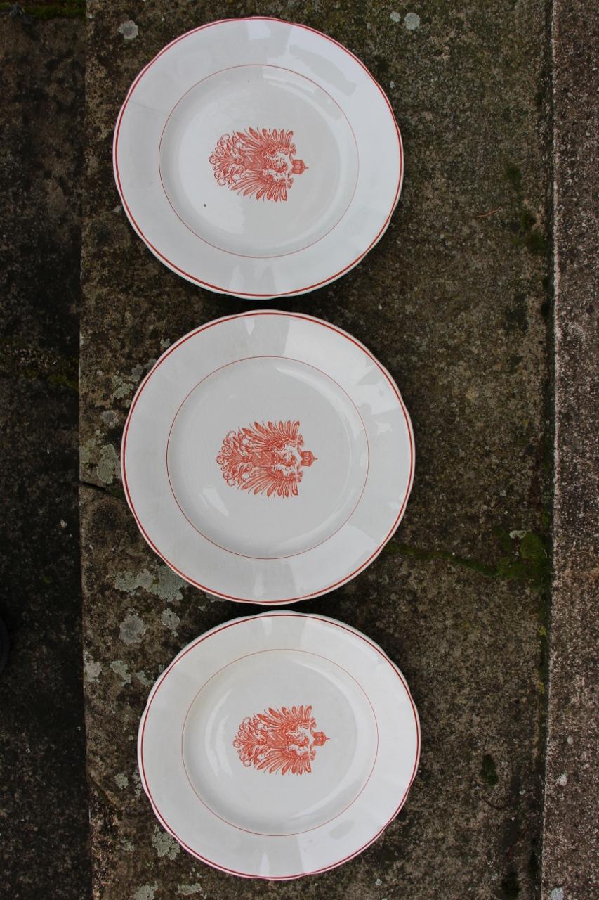 Serie von 12 Tafeln aus dem persönlichen Dienst von William II. im Angebot 2
