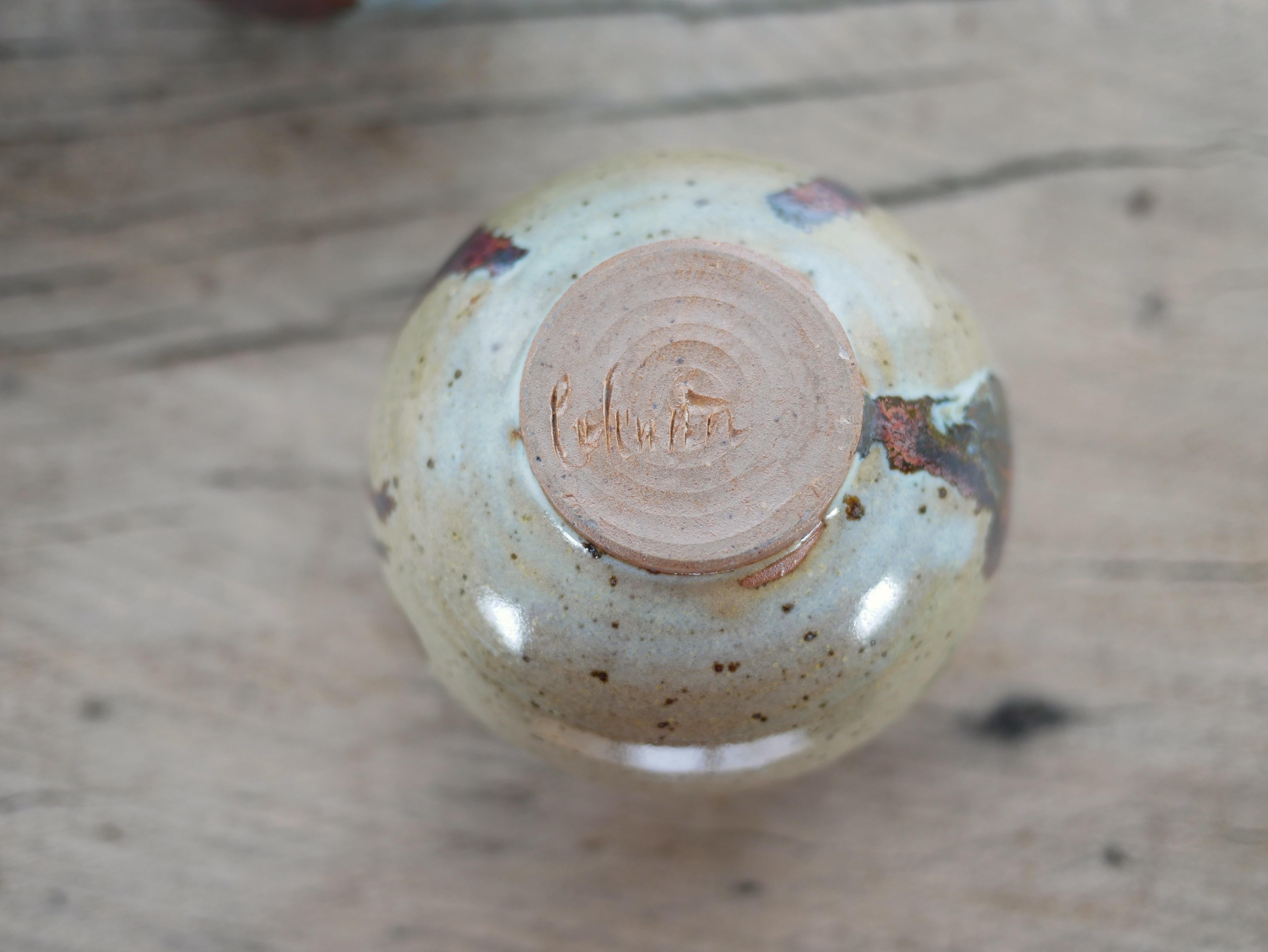 20th Century Series of 5 vintage stoneware cups For Sale