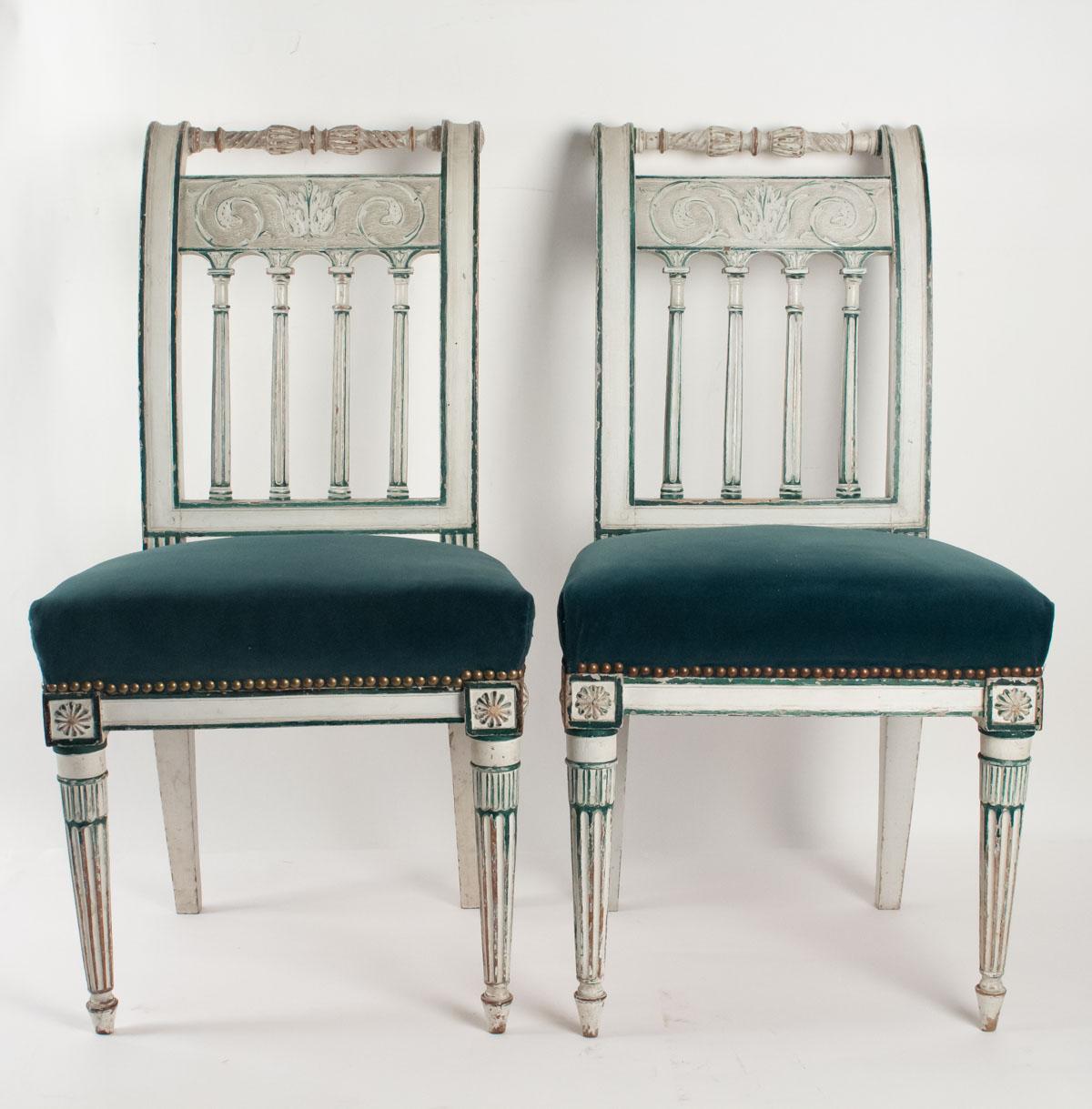 Series of 6 Chairs Directoire Period, 19th Century 4