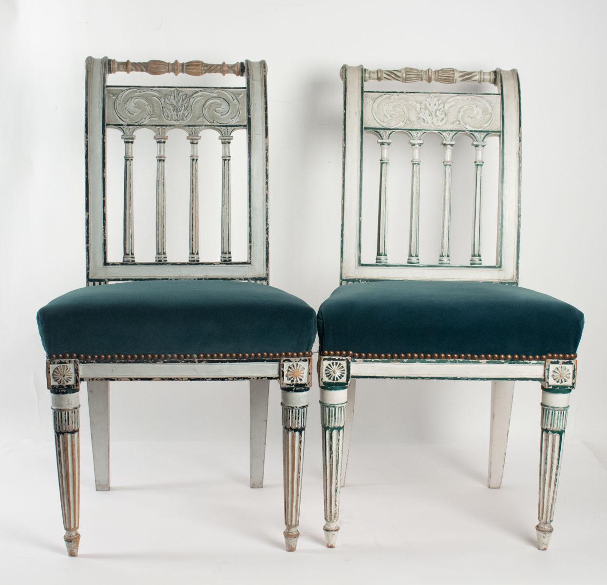 Series of 6 Chairs Directoire Period, 19th Century 5