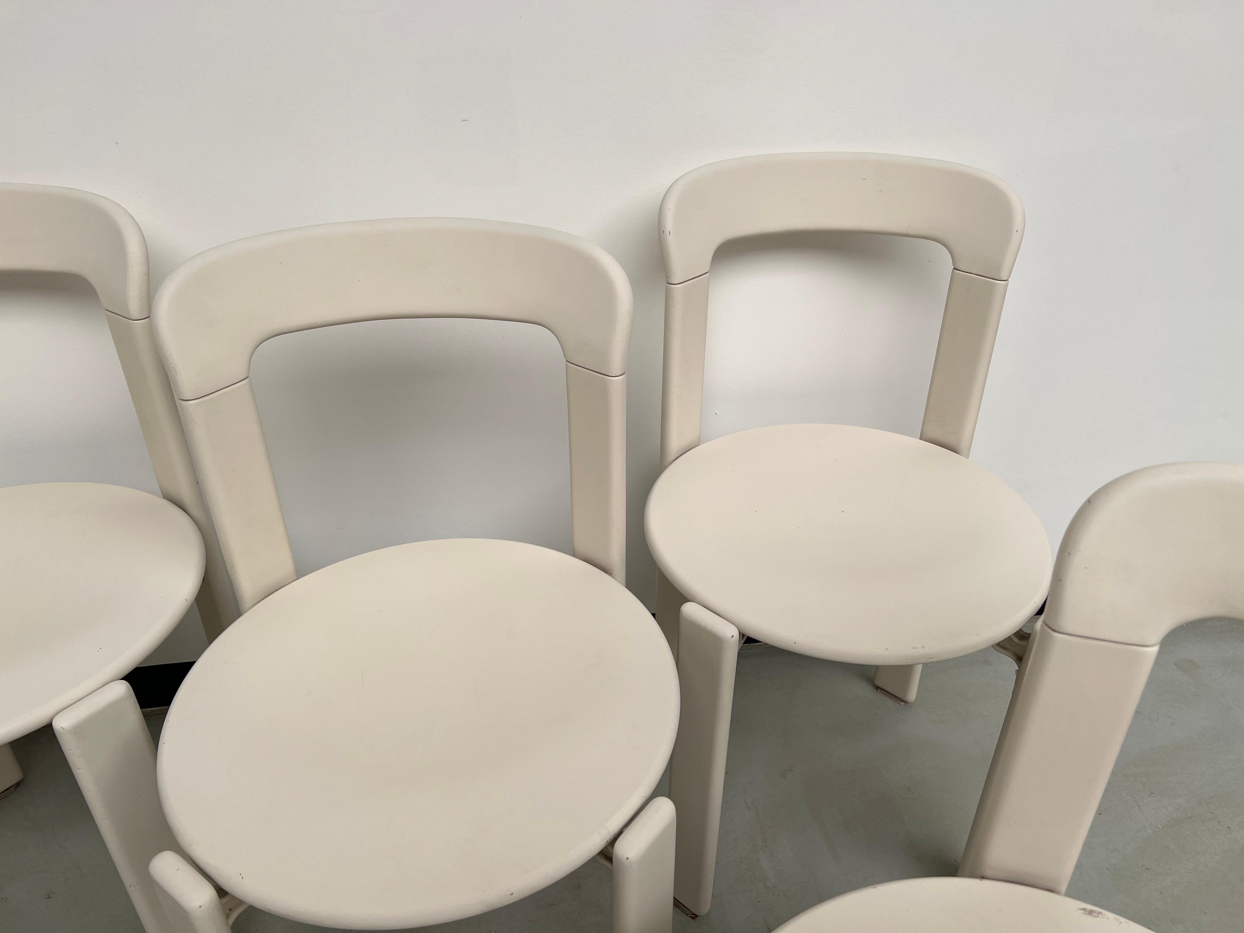 Series of 6 Rey chairs by Dietiker, circa 1971 For Sale 7