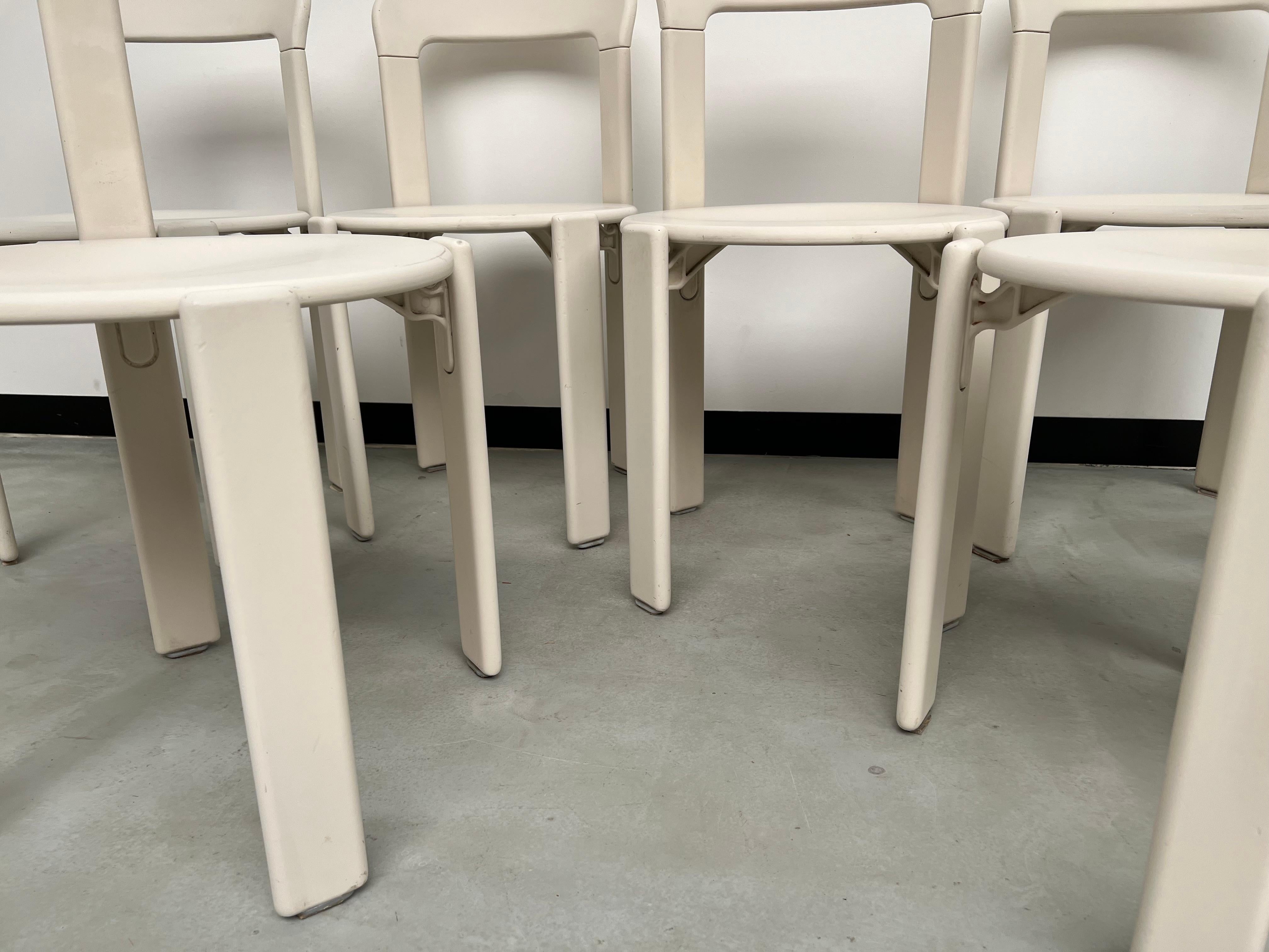 Series of 6 Rey chairs by Dietiker, circa 1971 For Sale 9