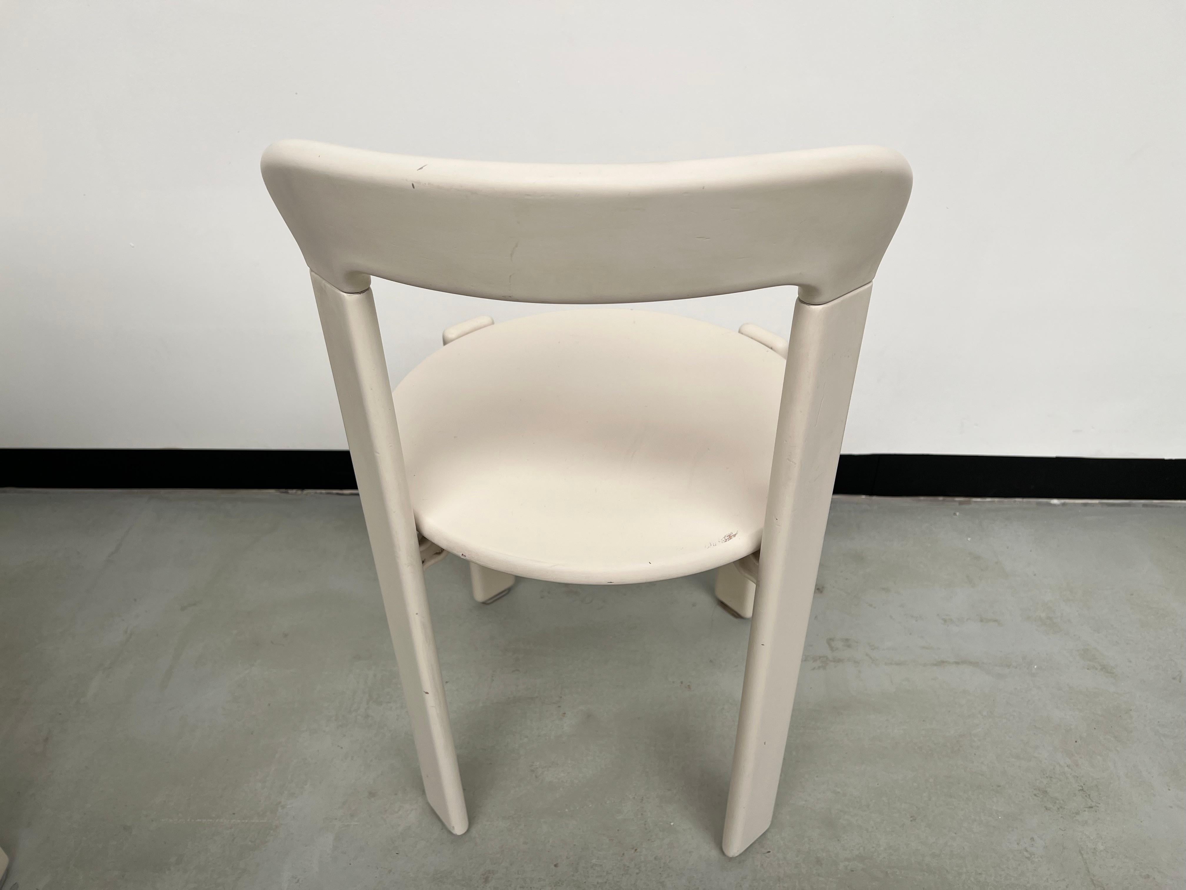 Late 20th Century Series of 6 Rey chairs by Dietiker, circa 1971 For Sale