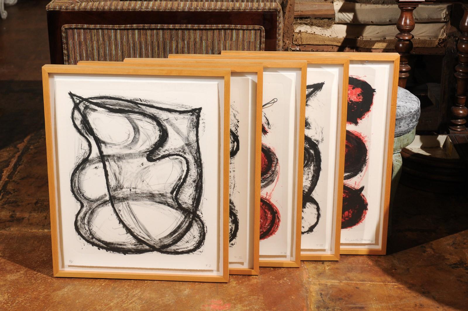 Three  Lithographs by Elizabeth Murray, Part of MoMA Collection 11