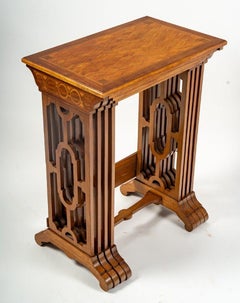 Series of Four Art Nouveau Gigognes Tables