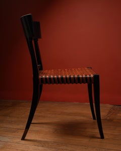 Serie von vier Klismoi-Stühlen von Luca Scacchetti