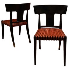 Series of four klismoi chairs by Luca Scacchetti