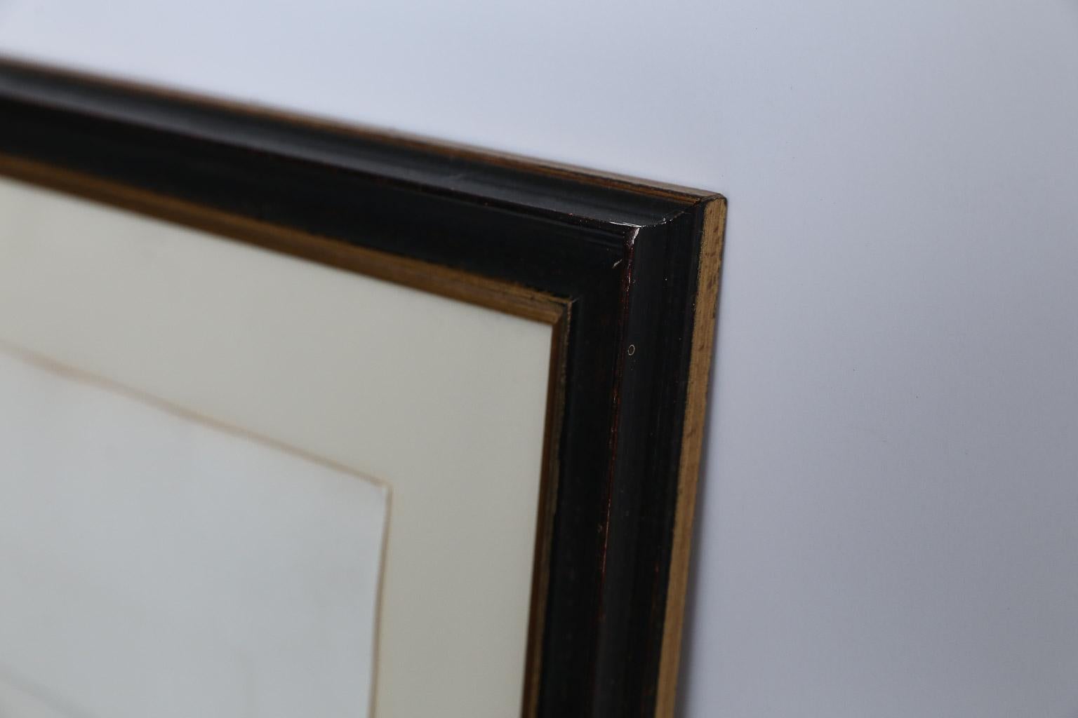 Paper Series of Framed 19th Century Italian Engravings For Sale