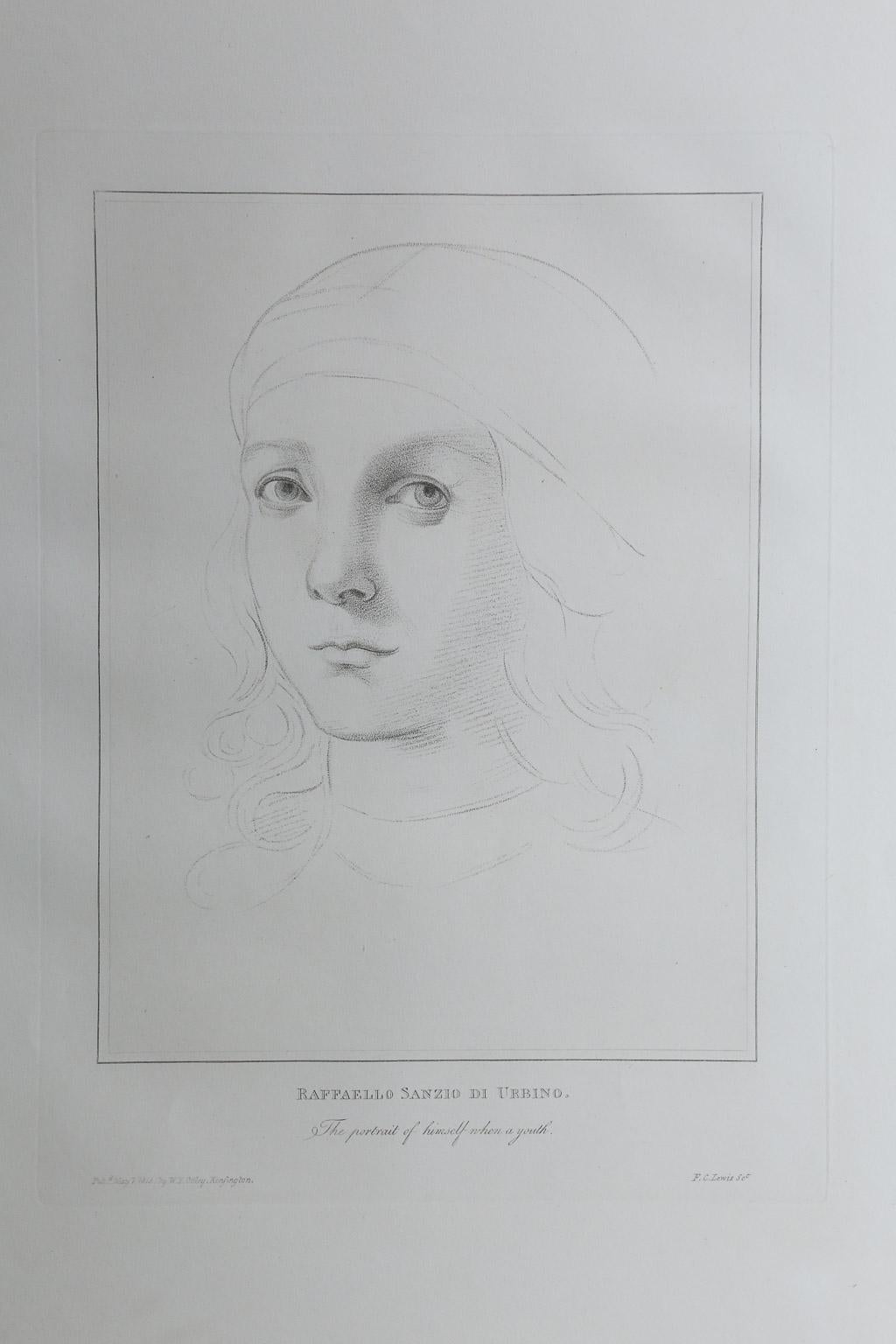 Serie gerahmter italienischer Stiche aus dem 19 (Papier) im Angebot