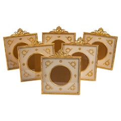 Series of Gilded Bronze Photo Frames, Late 19th Century