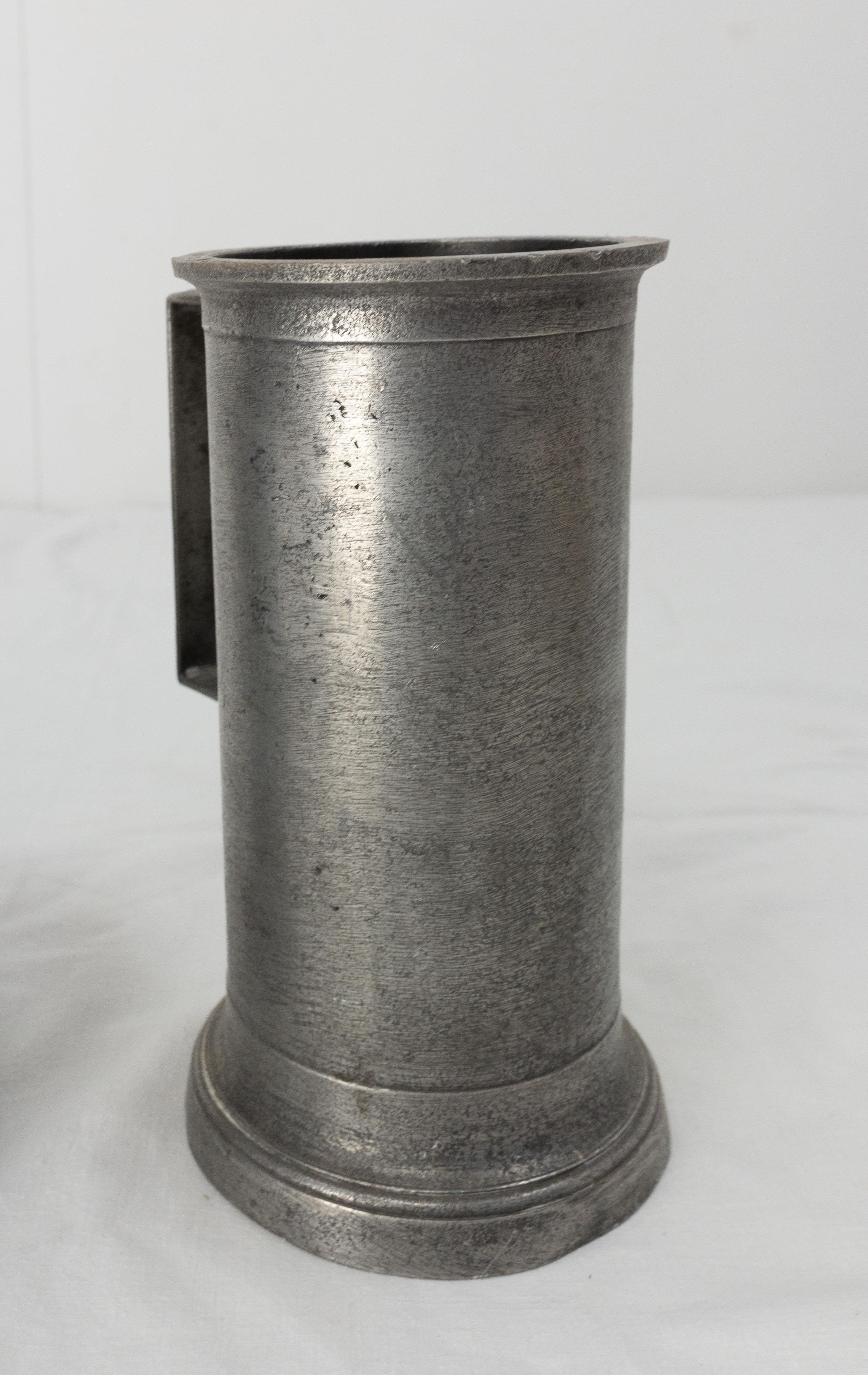 Series of Measuring Tins, Trade Equipment, France, 19th Century In Good Condition For Sale In Labrit, Landes