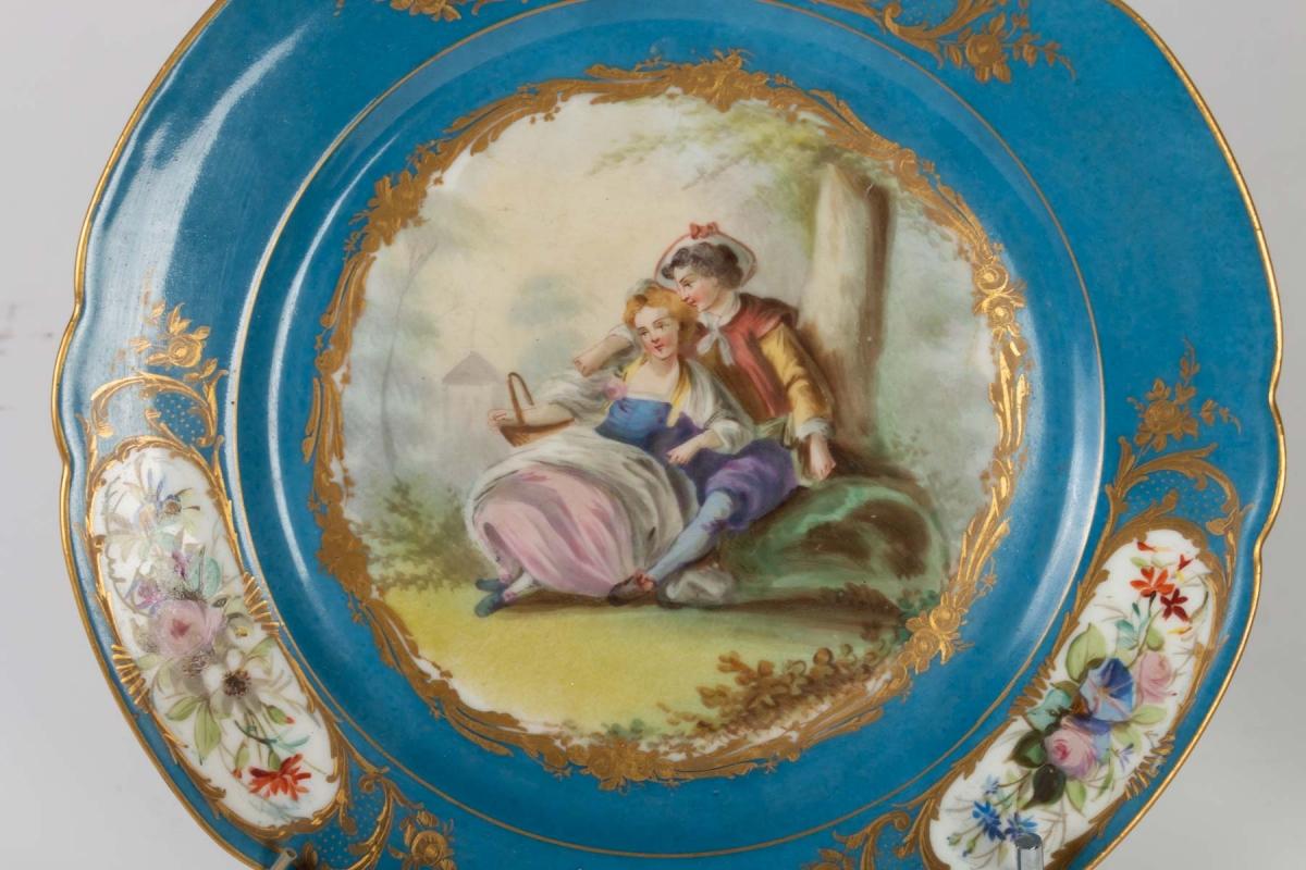 Series of Sèvres Porcelain Plates from the 19th Century 2