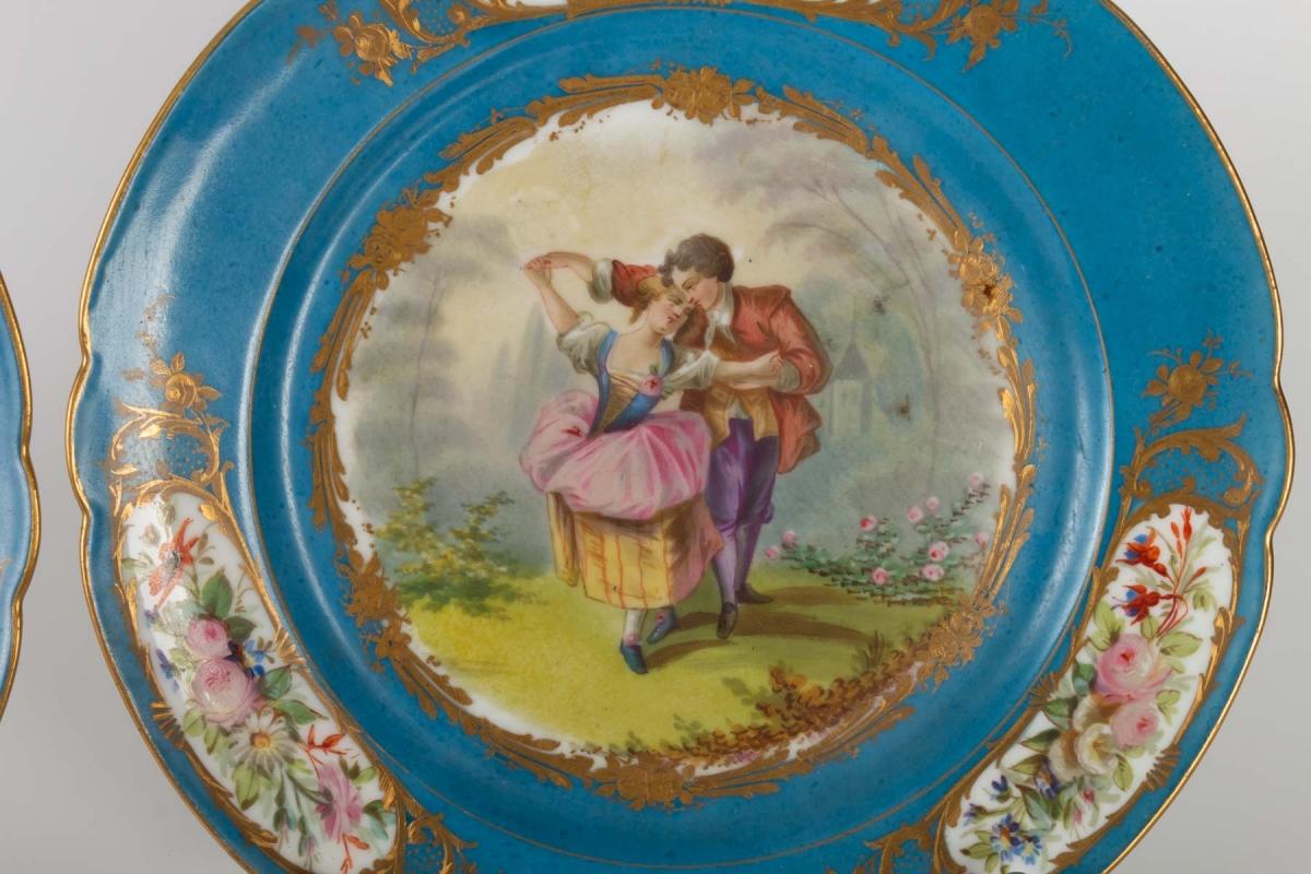 Series of Sèvres Porcelain Plates from the 19th Century 3