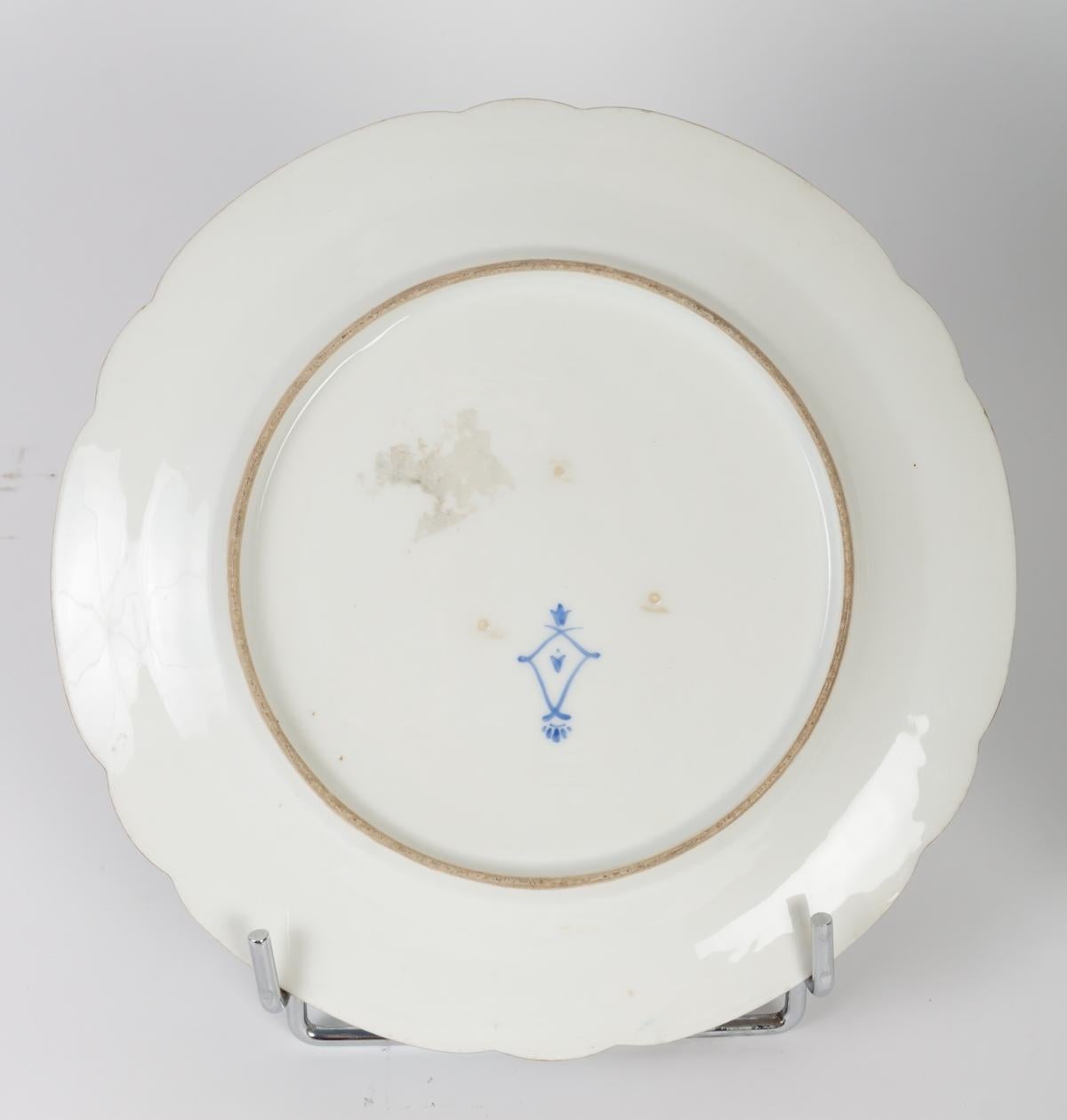 Napoleon III Series of Sèvres Porcelain Plates from the 19th Century