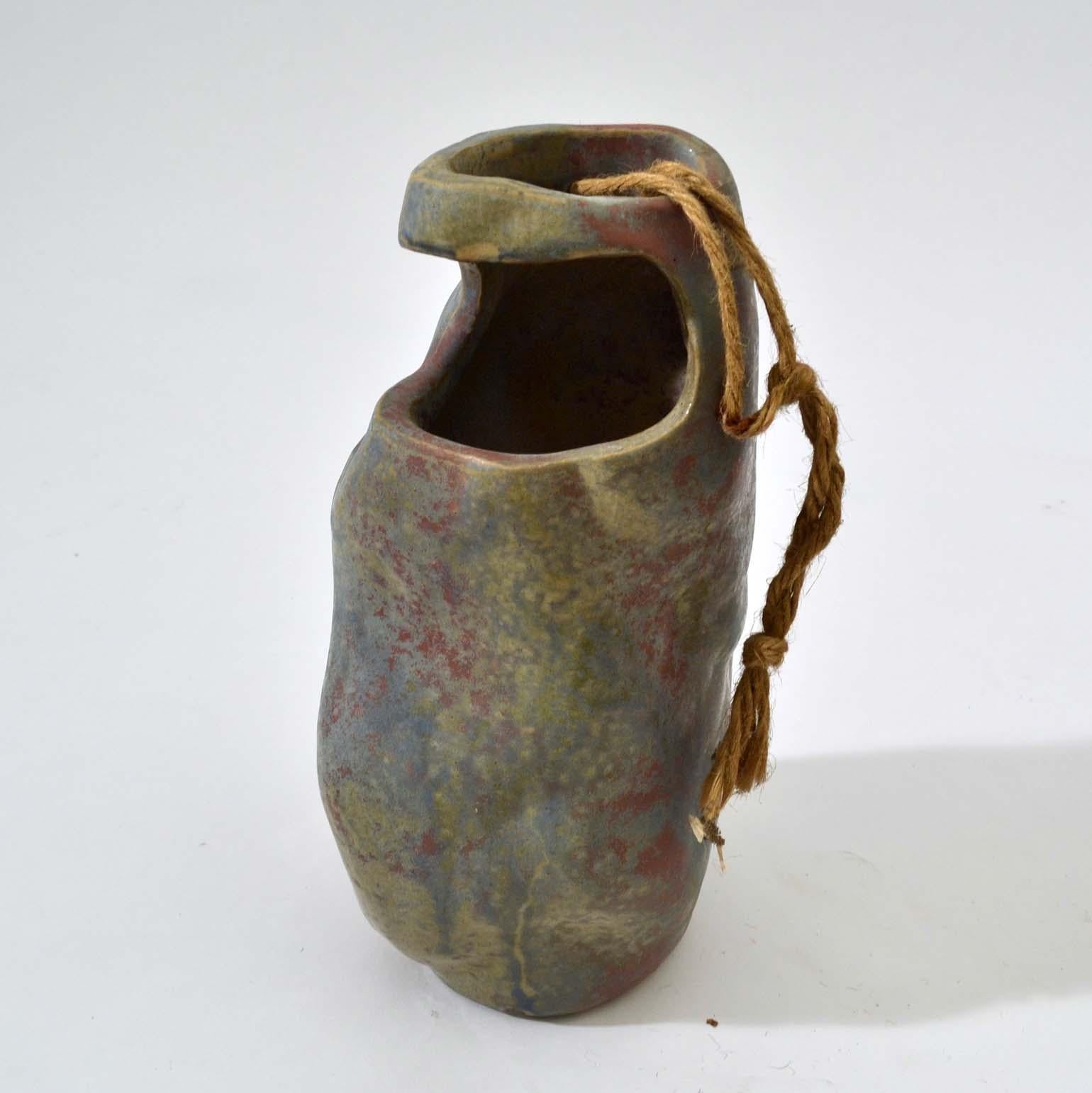 Series of Sculptural Studio Pottery 1960s Dutch Rock Shape Vases, De Olde Kruyk 4