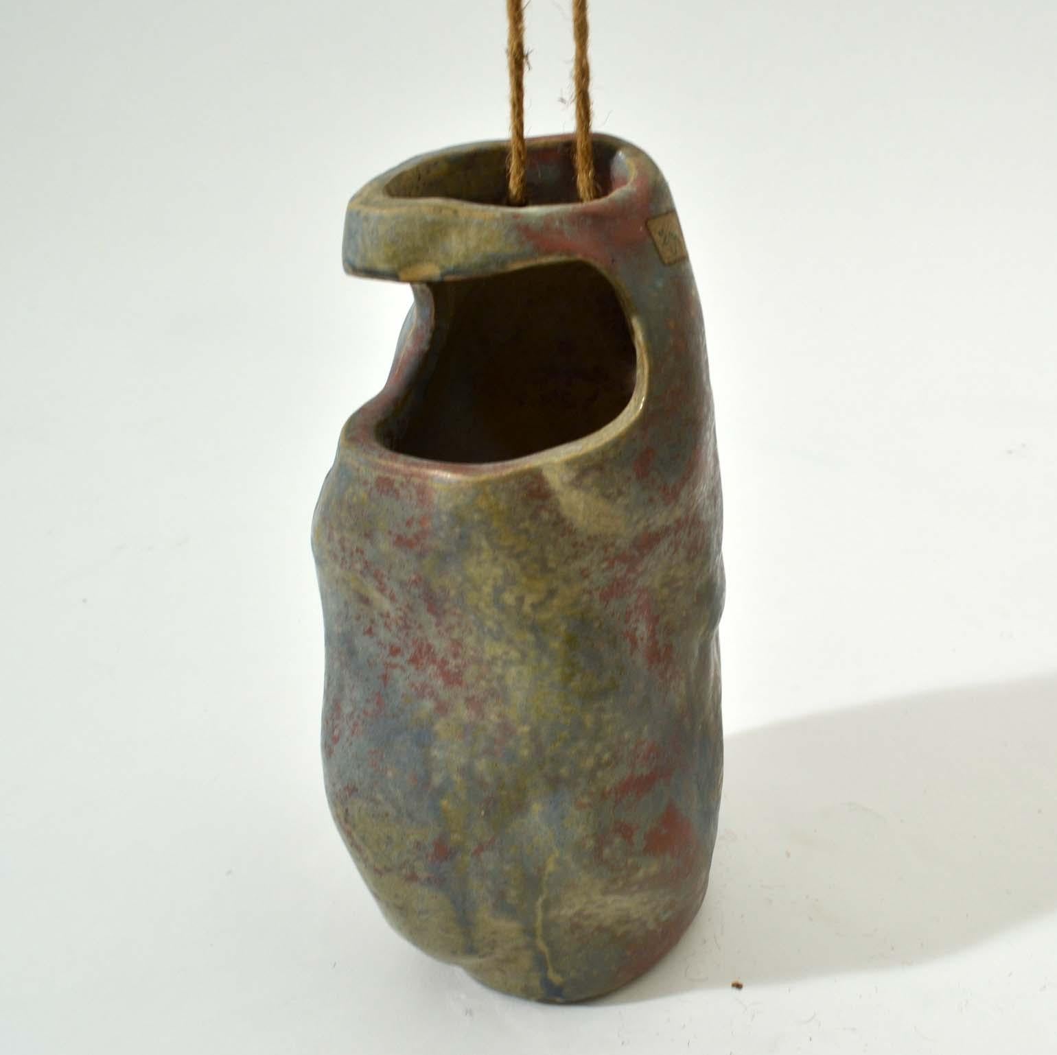 Series of Sculptural Studio Pottery 1960s Dutch Rock Shape Vases, De Olde Kruyk 5