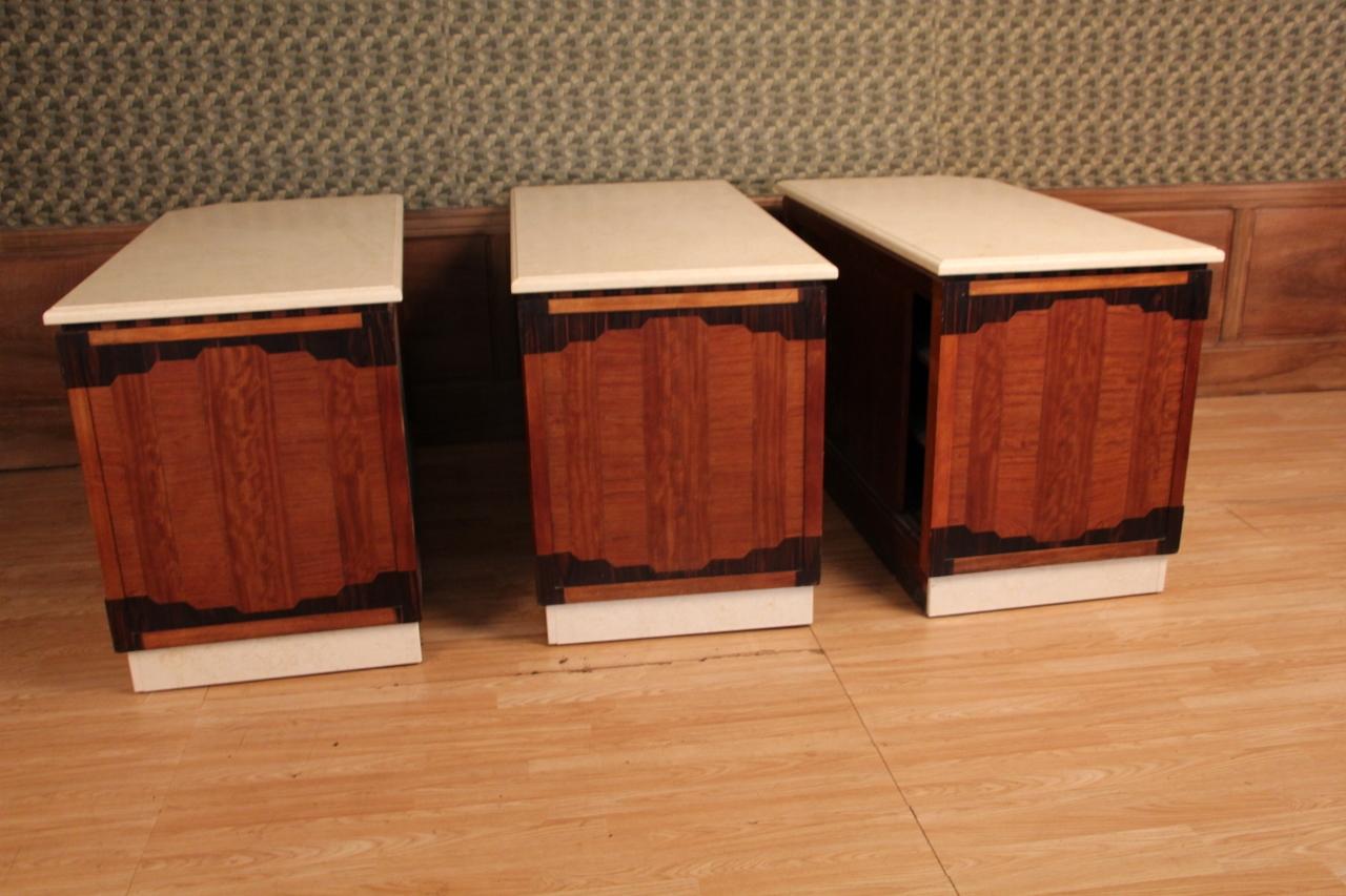 Series of Three Art Deco Store Counters by Jules Cayette 4