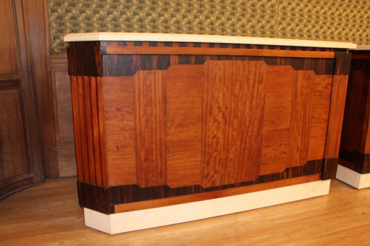 Series of Three Art Deco Store Counters by Jules Cayette 6