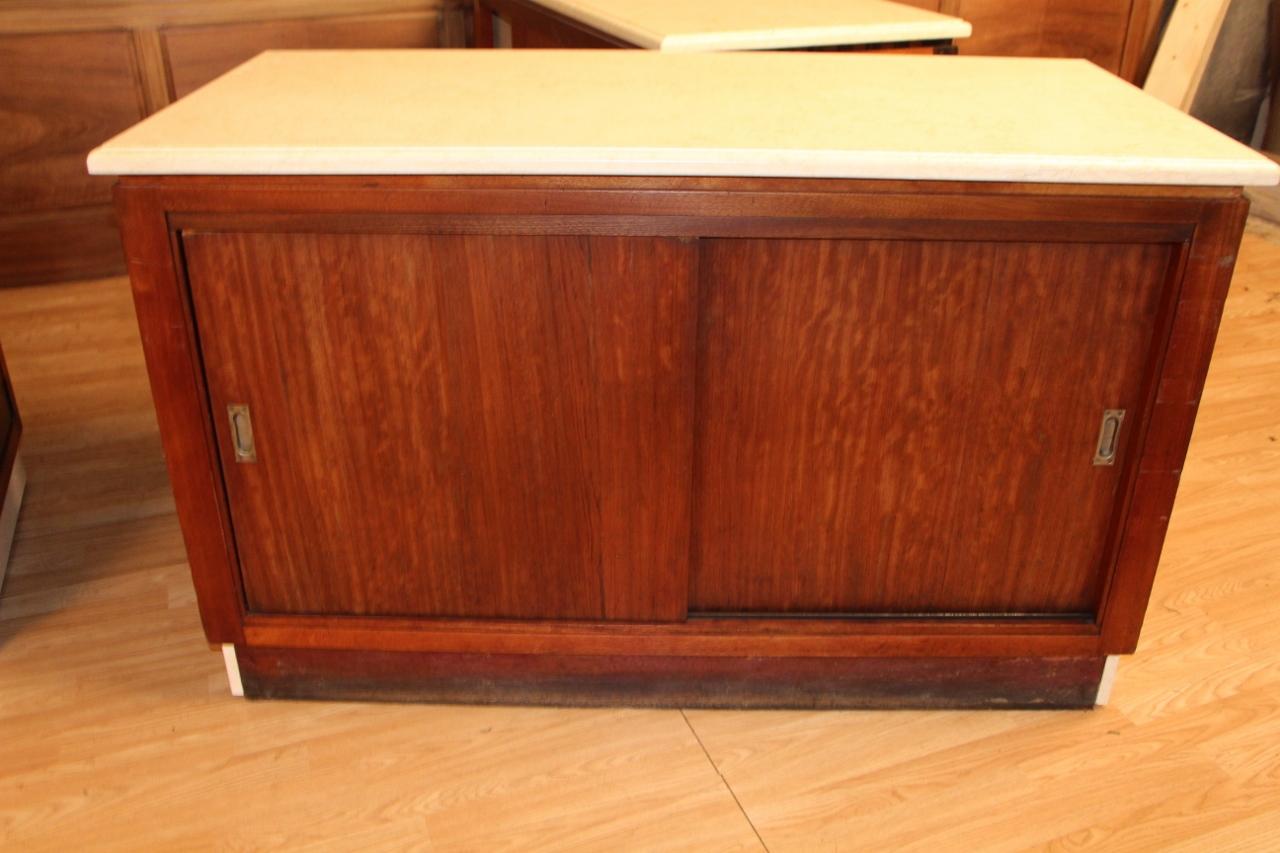 Series of Three Art Deco Store Counters by Jules Cayette 2